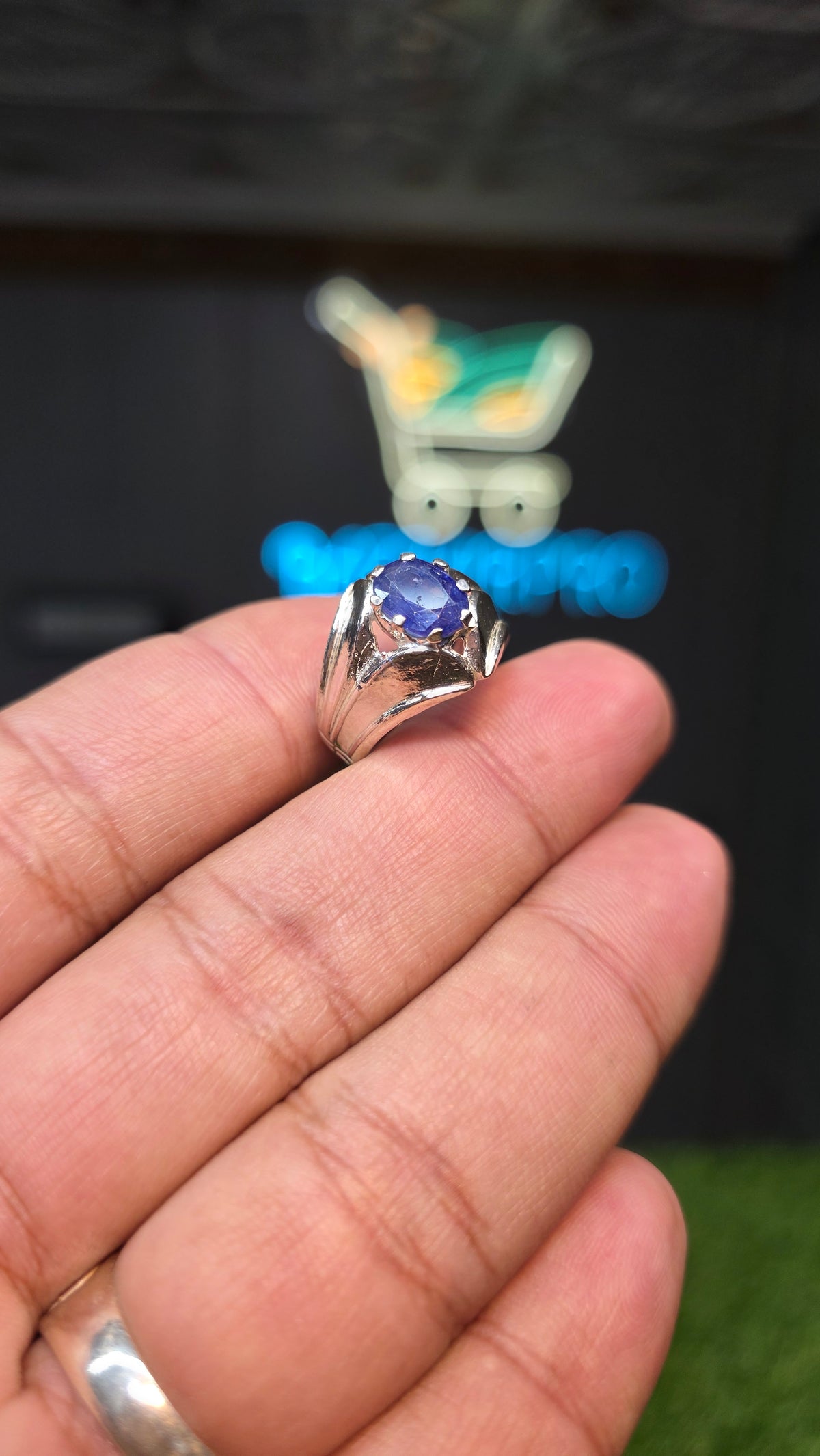 Premium Quality Neelam Ring