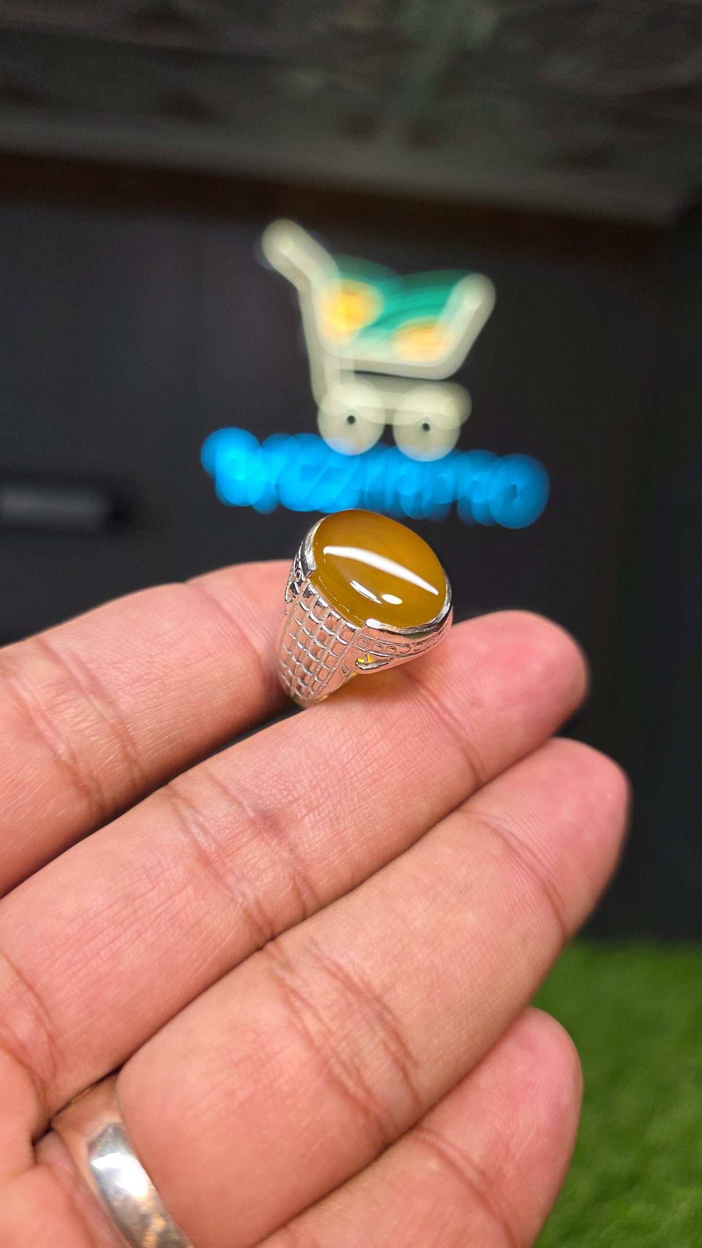 Premium Quality Zarad Aqeeq Ring