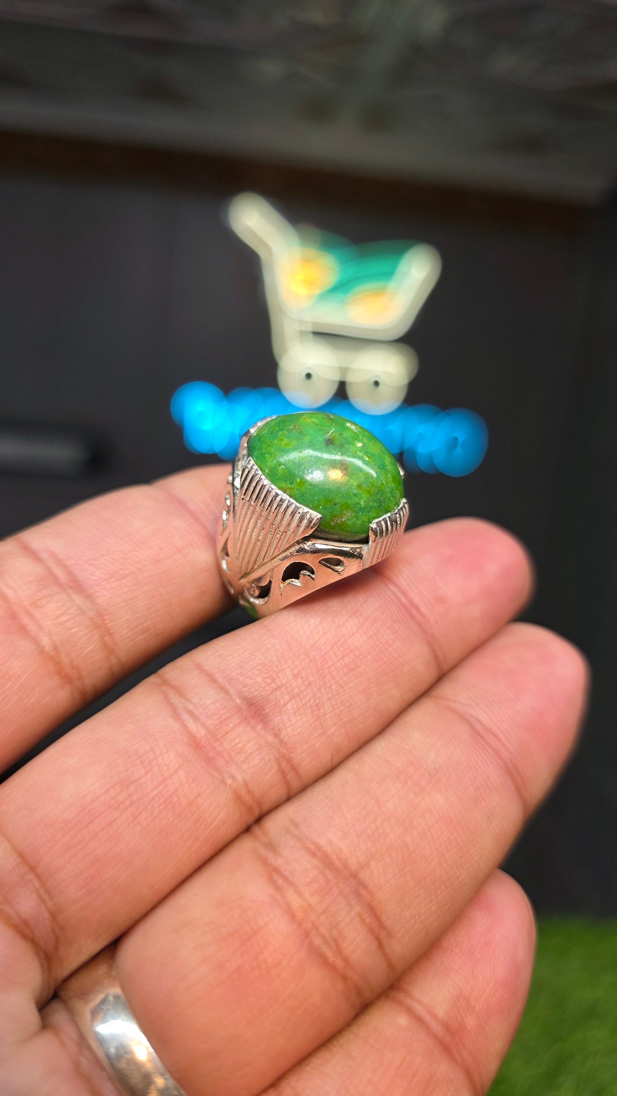Premium Quality Hussani Feroza Ring