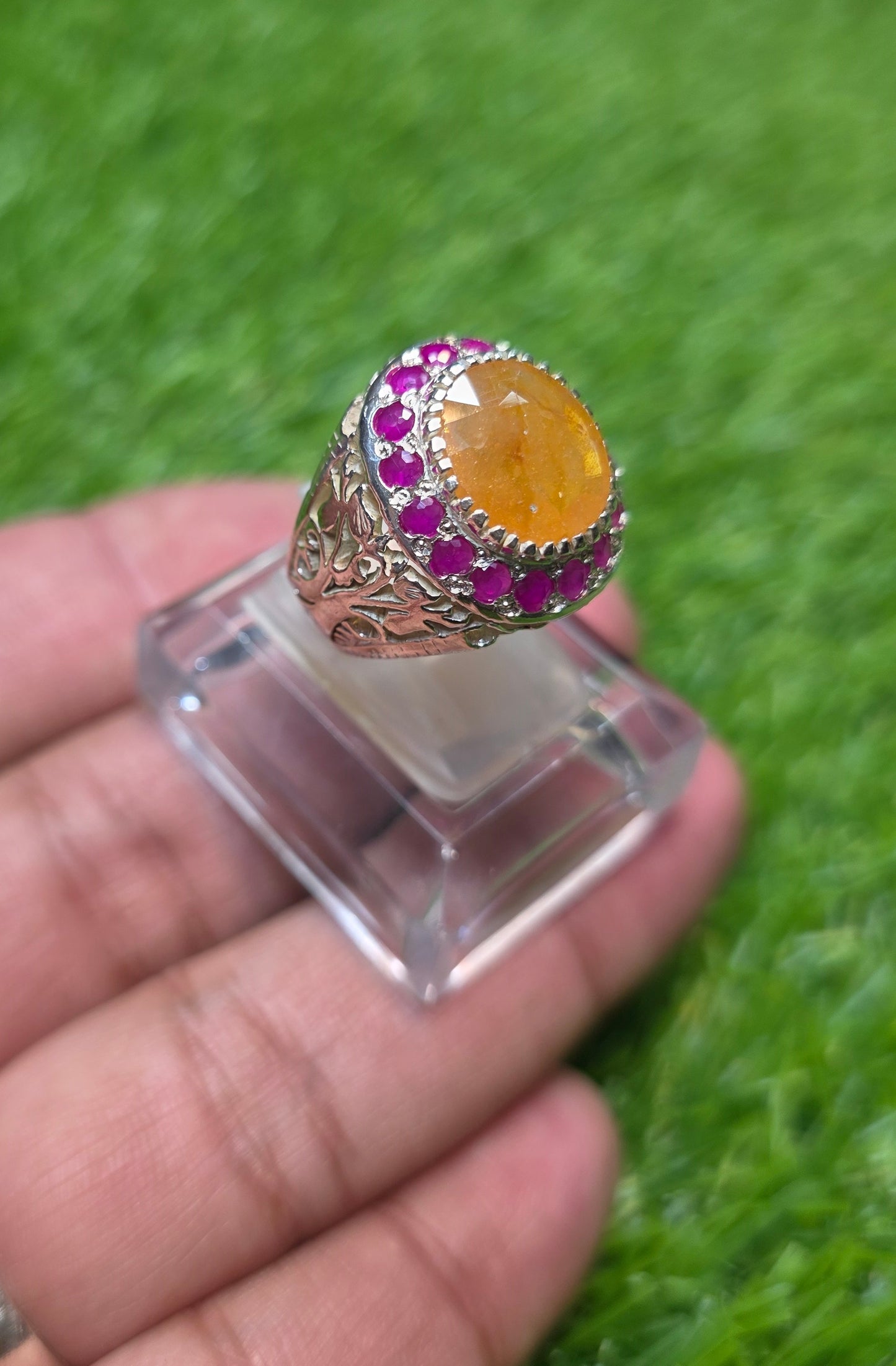 Premium Quality Pukhraj Ring