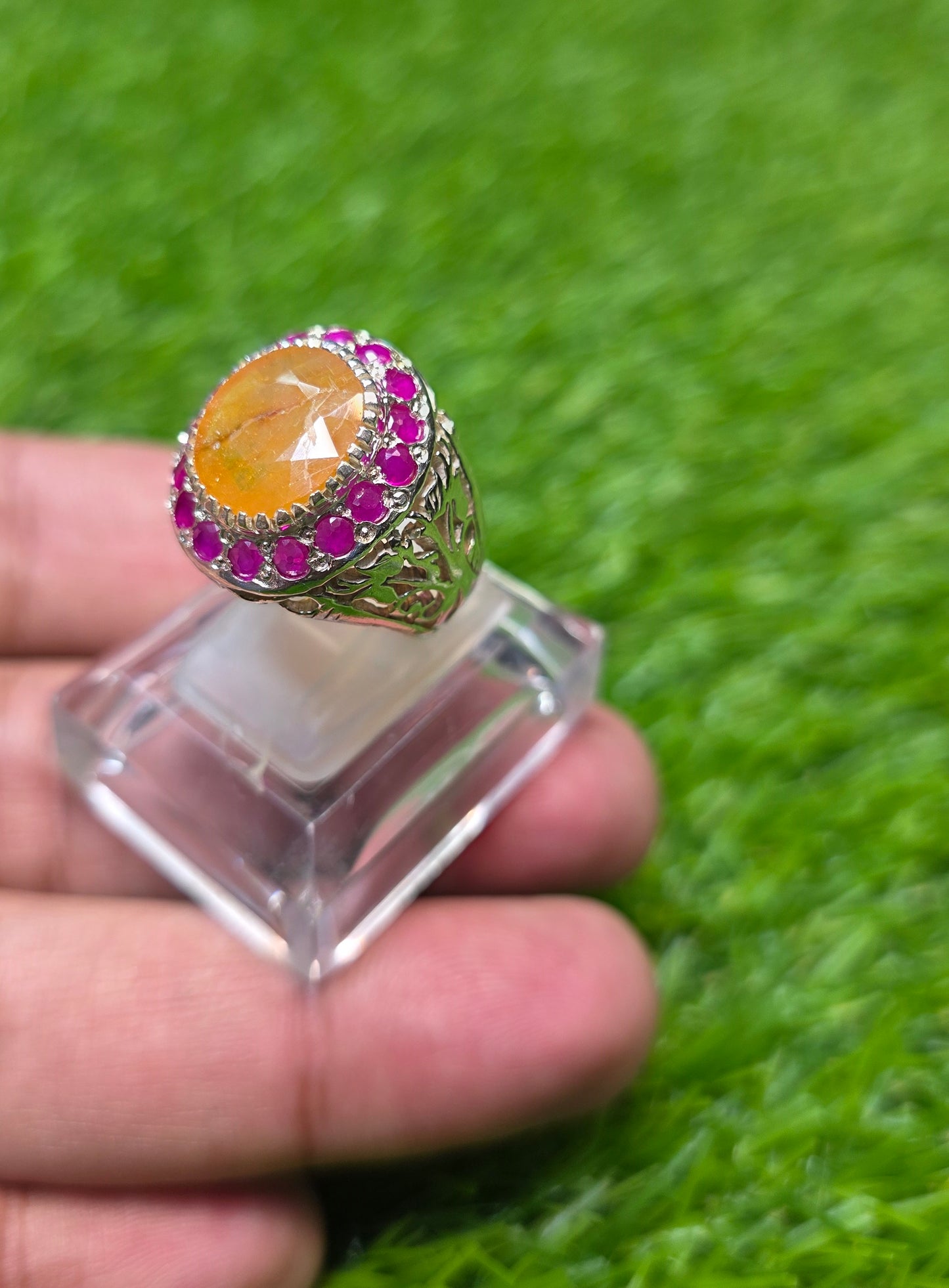 Premium Quality Pukhraj Ring
