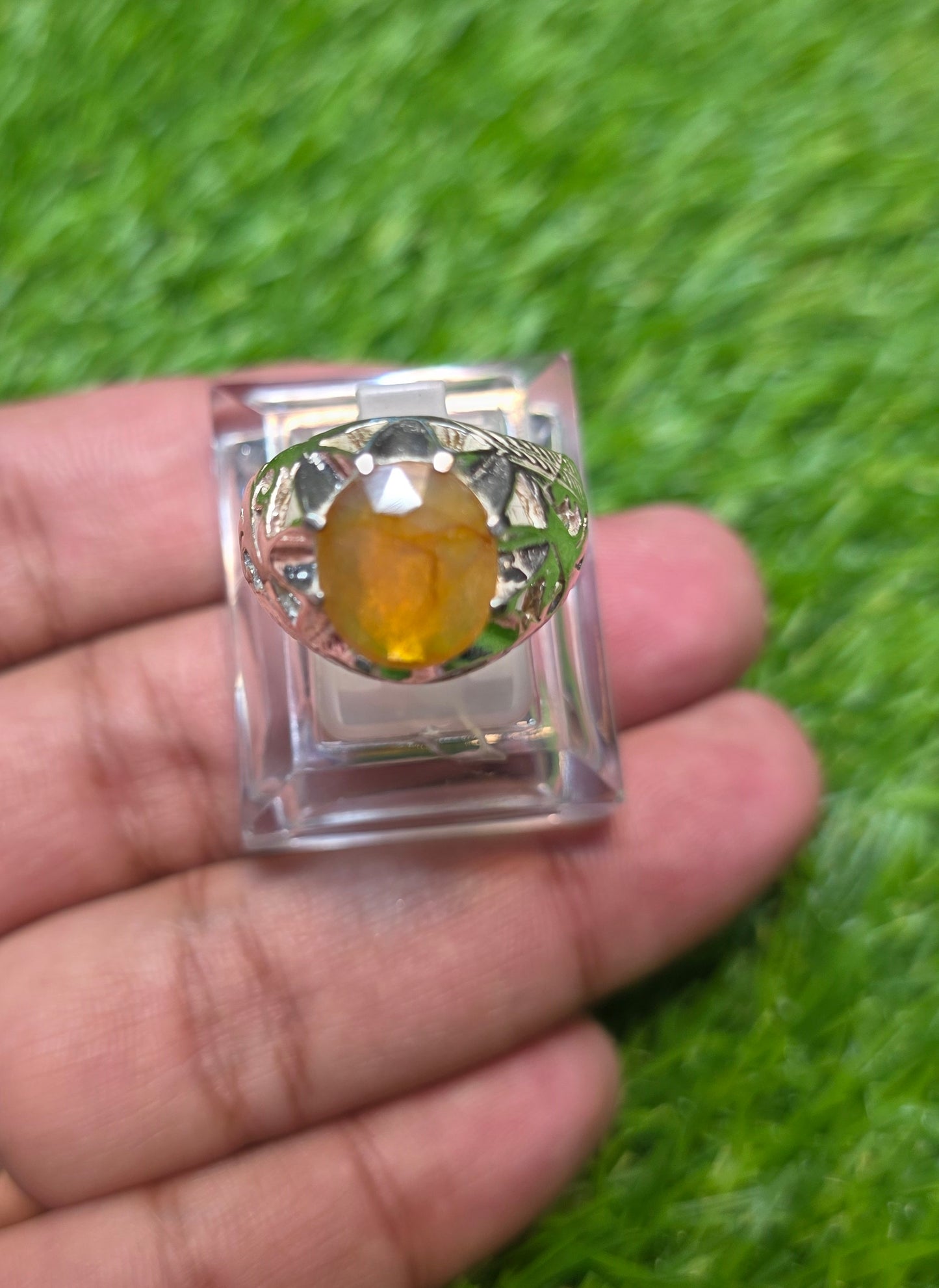 Premium Quality Pukhraj Ring