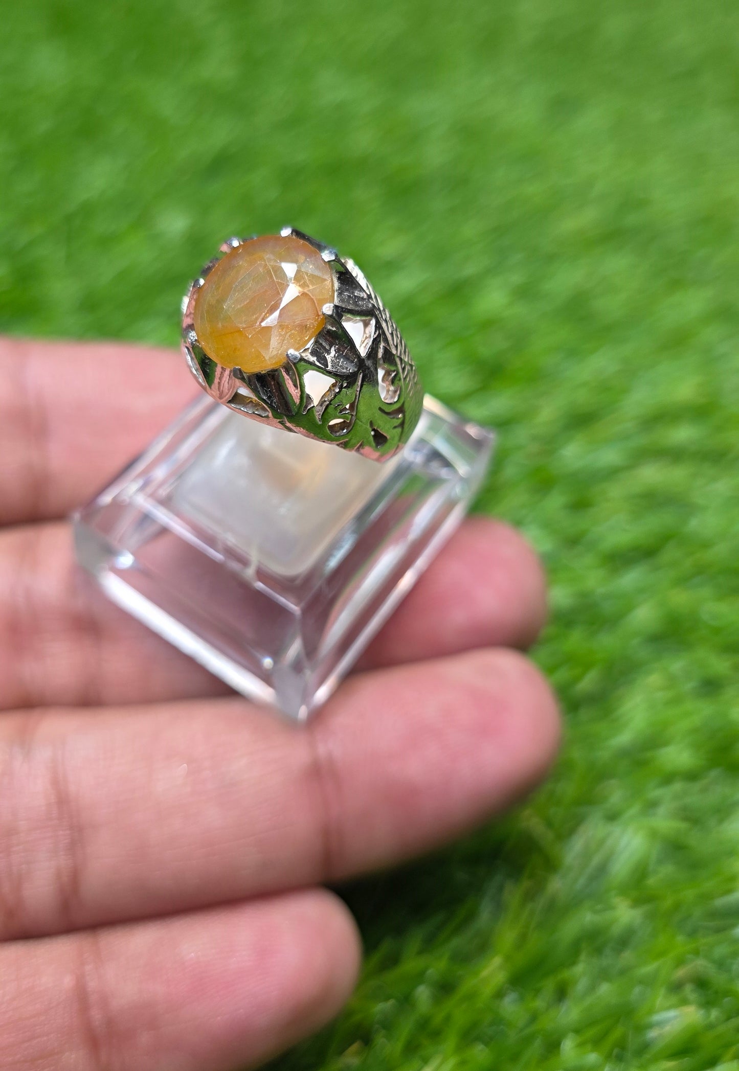 Premium Quality Pukhraj Ring
