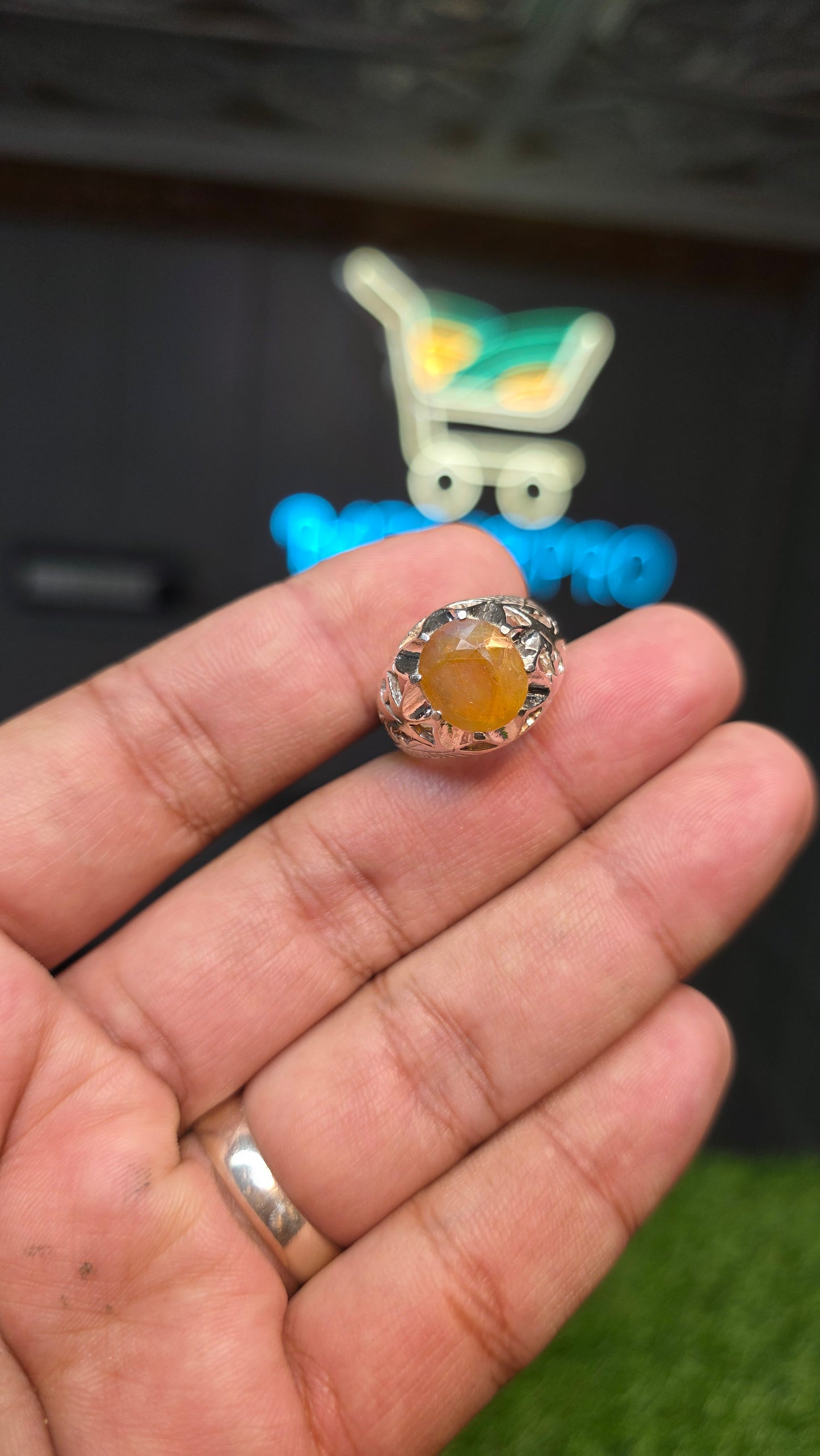 Premium Quality Pukhraj Ring