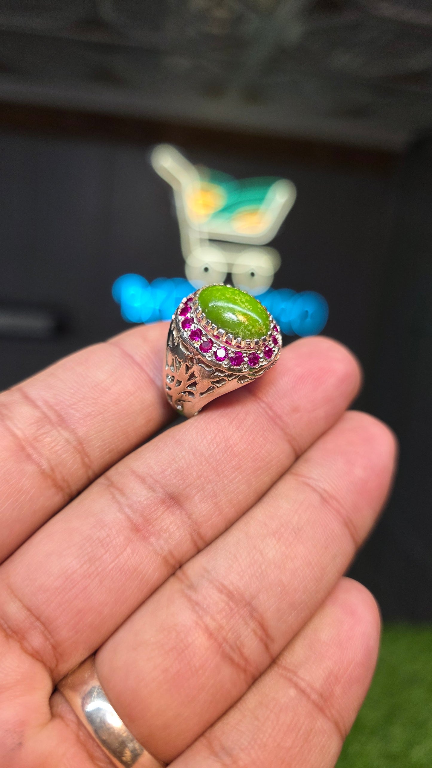 Premium Quality Hussani Feroza Ring