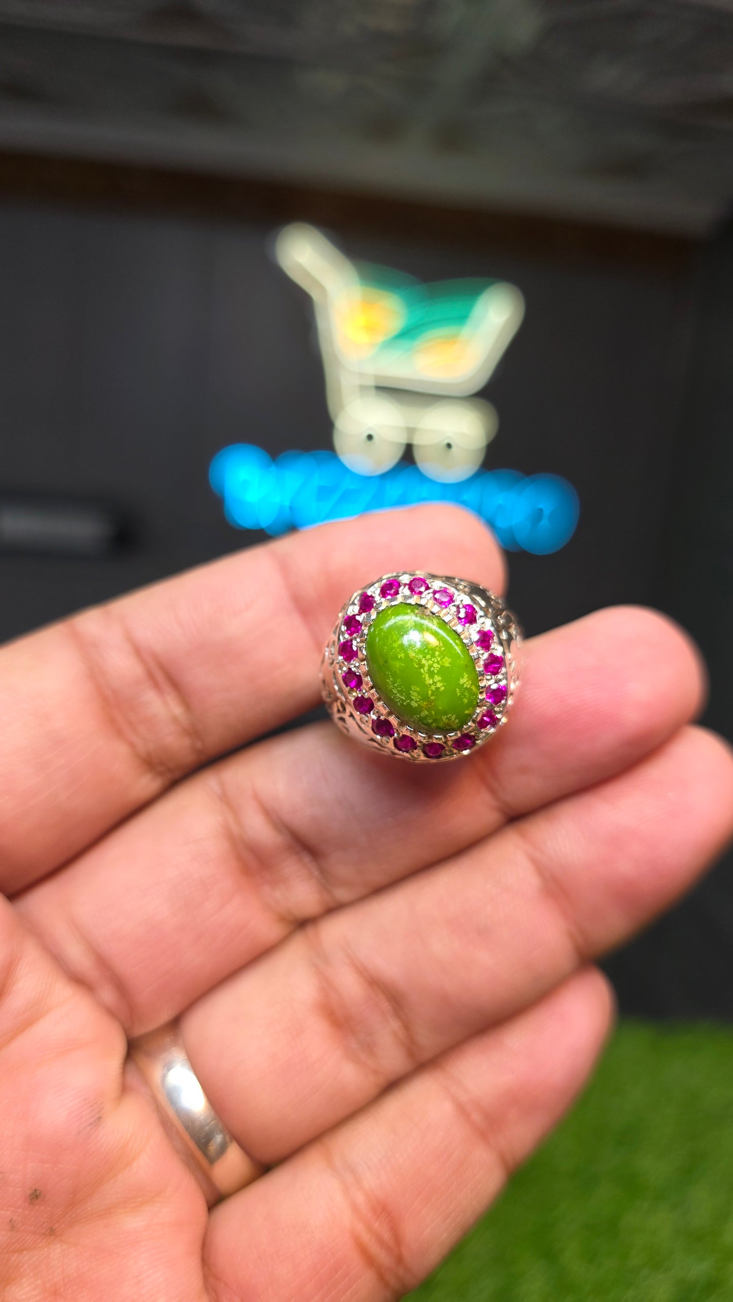 Premium Quality Hussani Feroza Ring