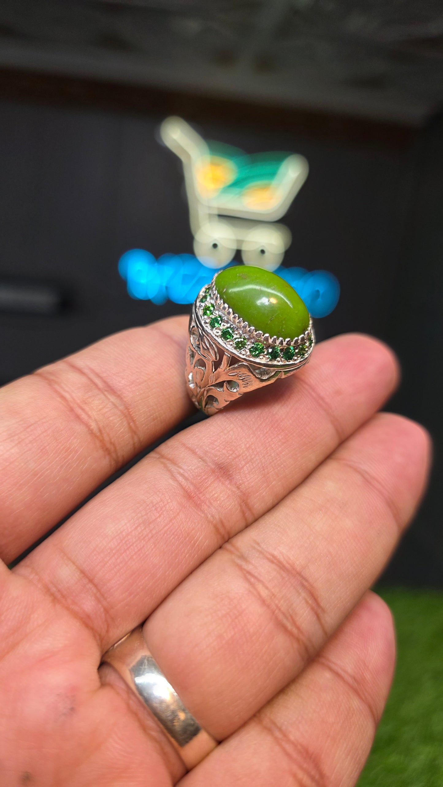 Premium Quality Hussani Feroza Ring