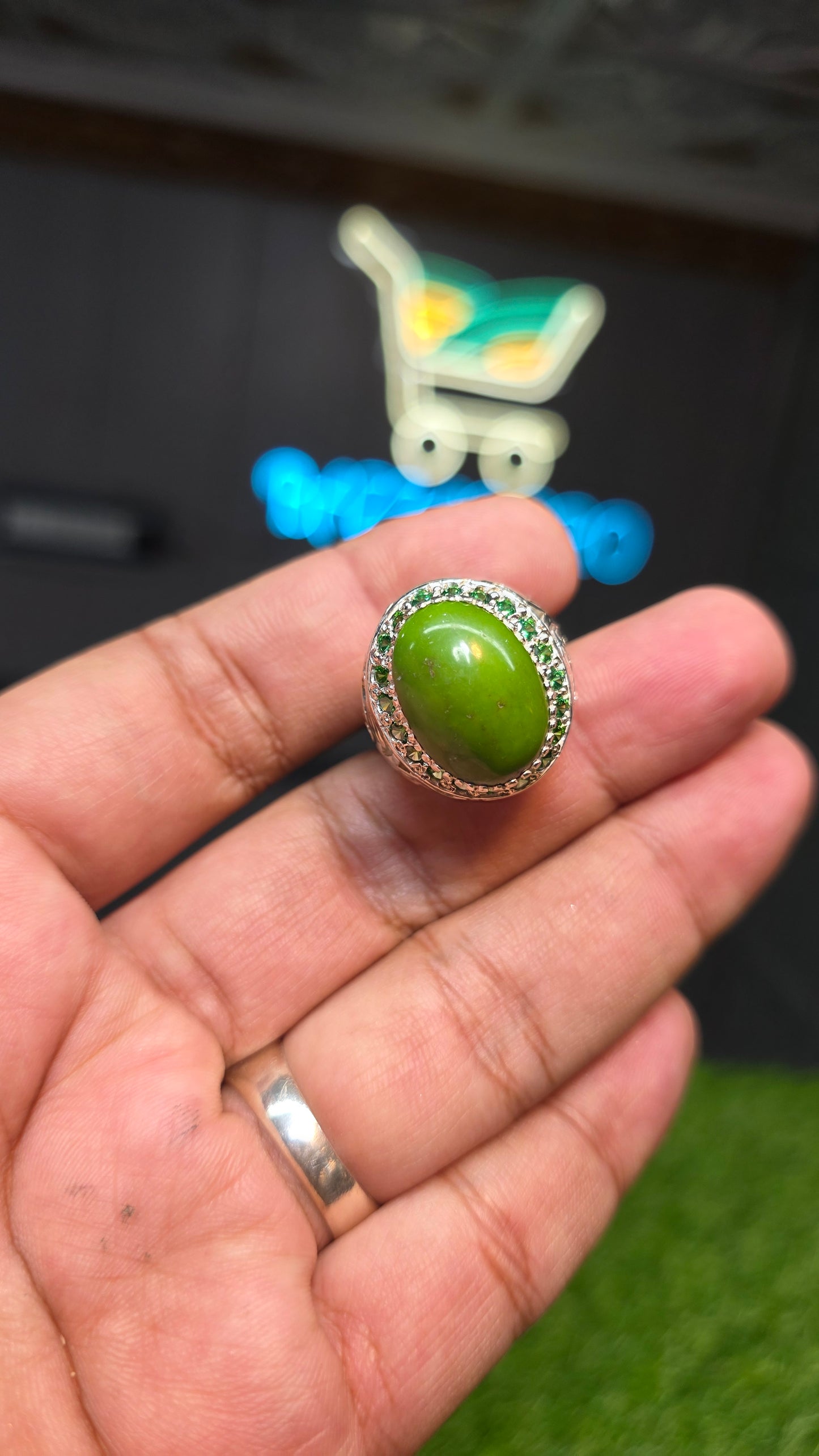Premium Quality Hussani Feroza Ring