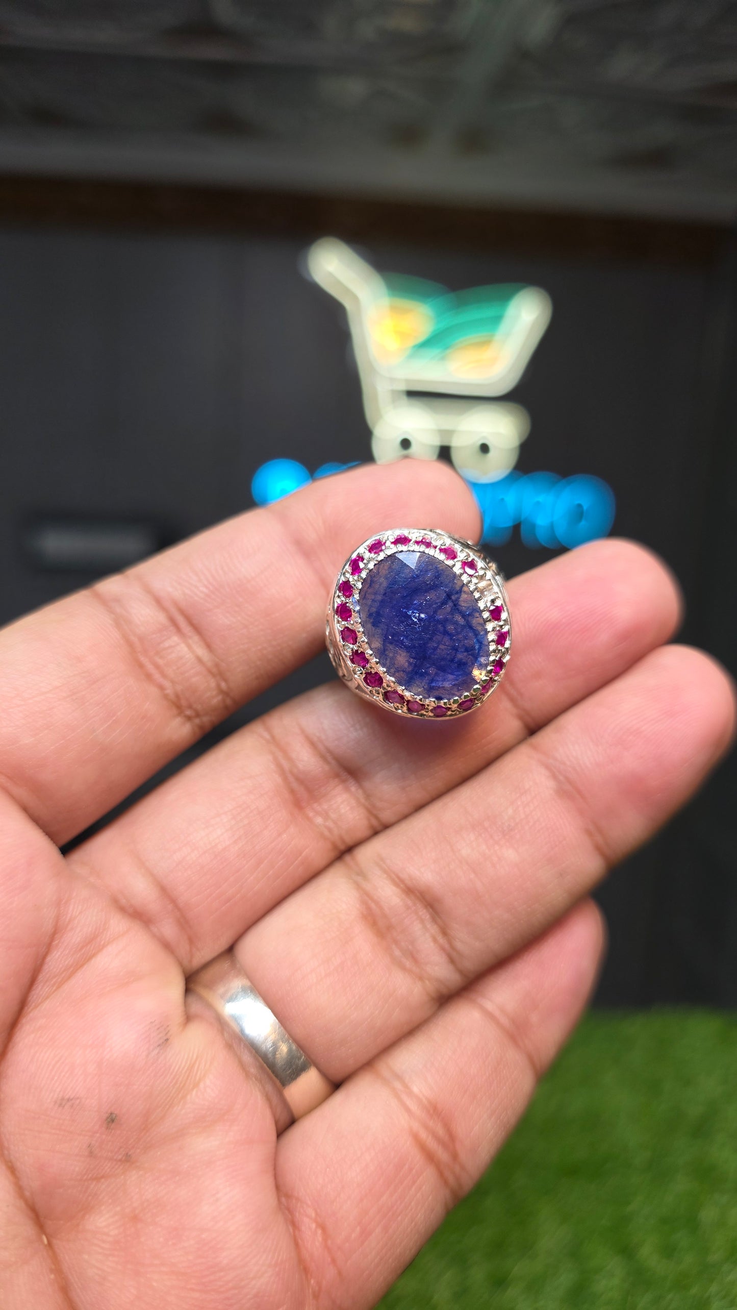Premium Quality Neelam Ring