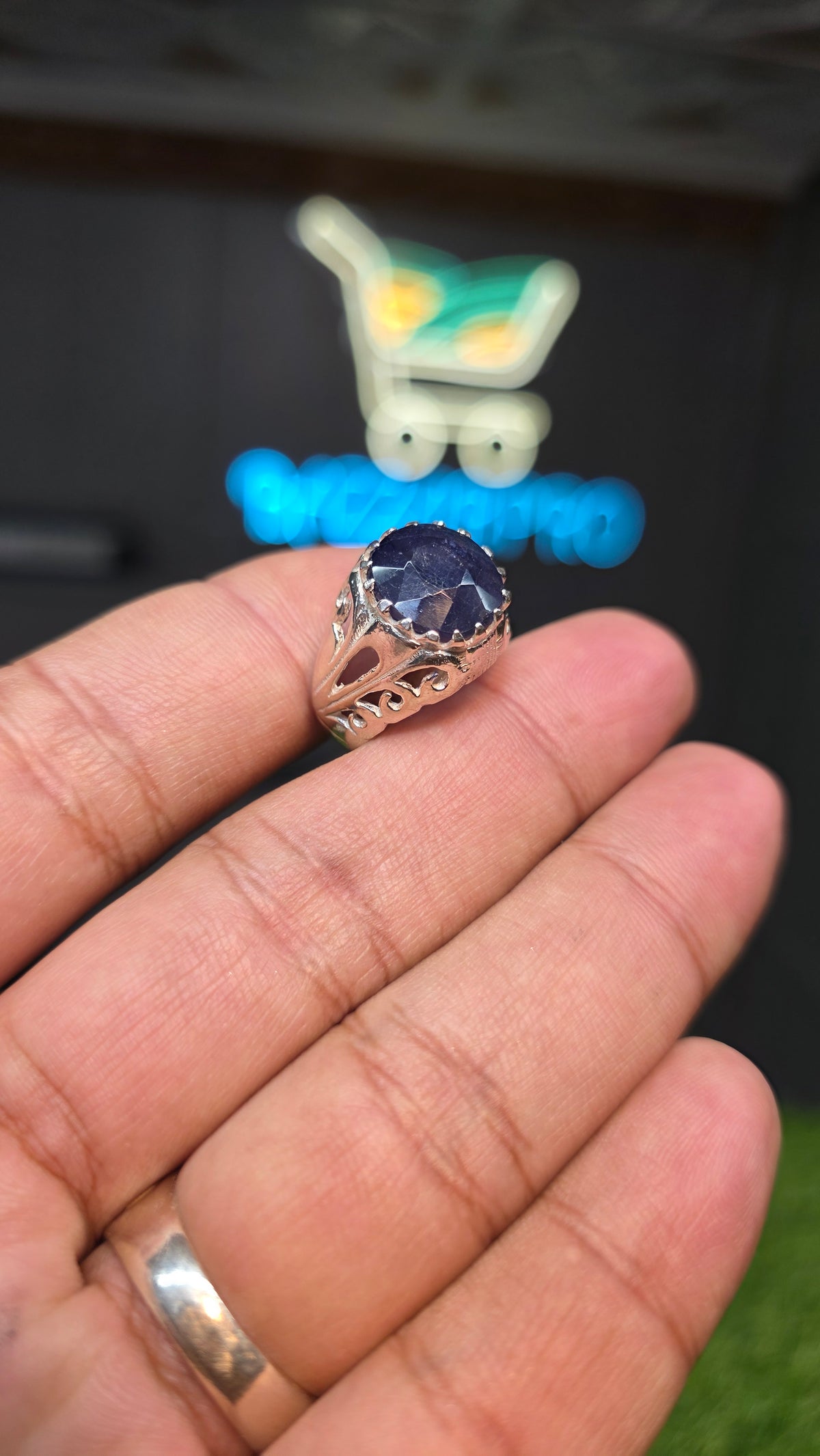 Premium Quality Neelam Ring
