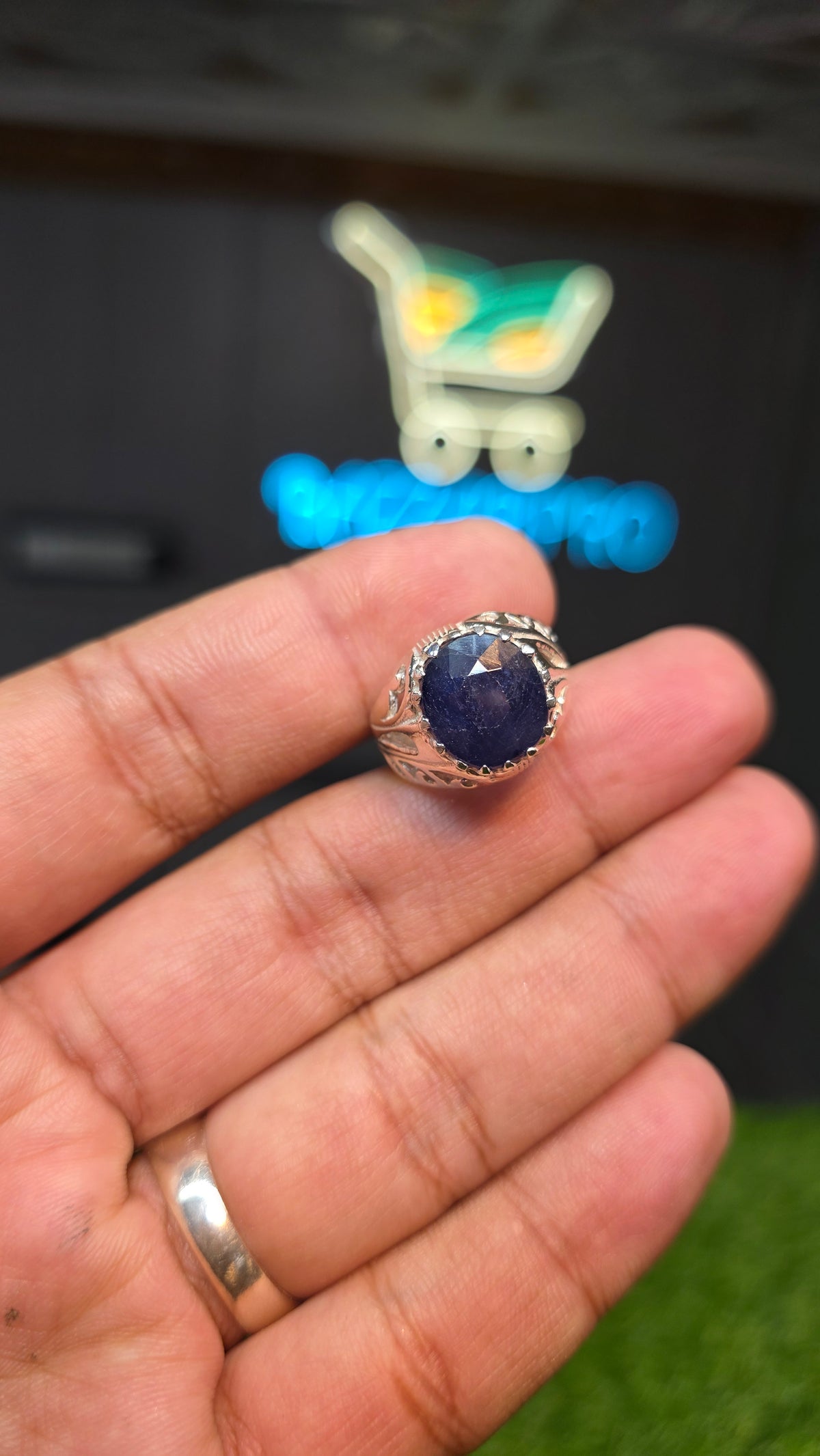 Premium Quality Neelam Ring