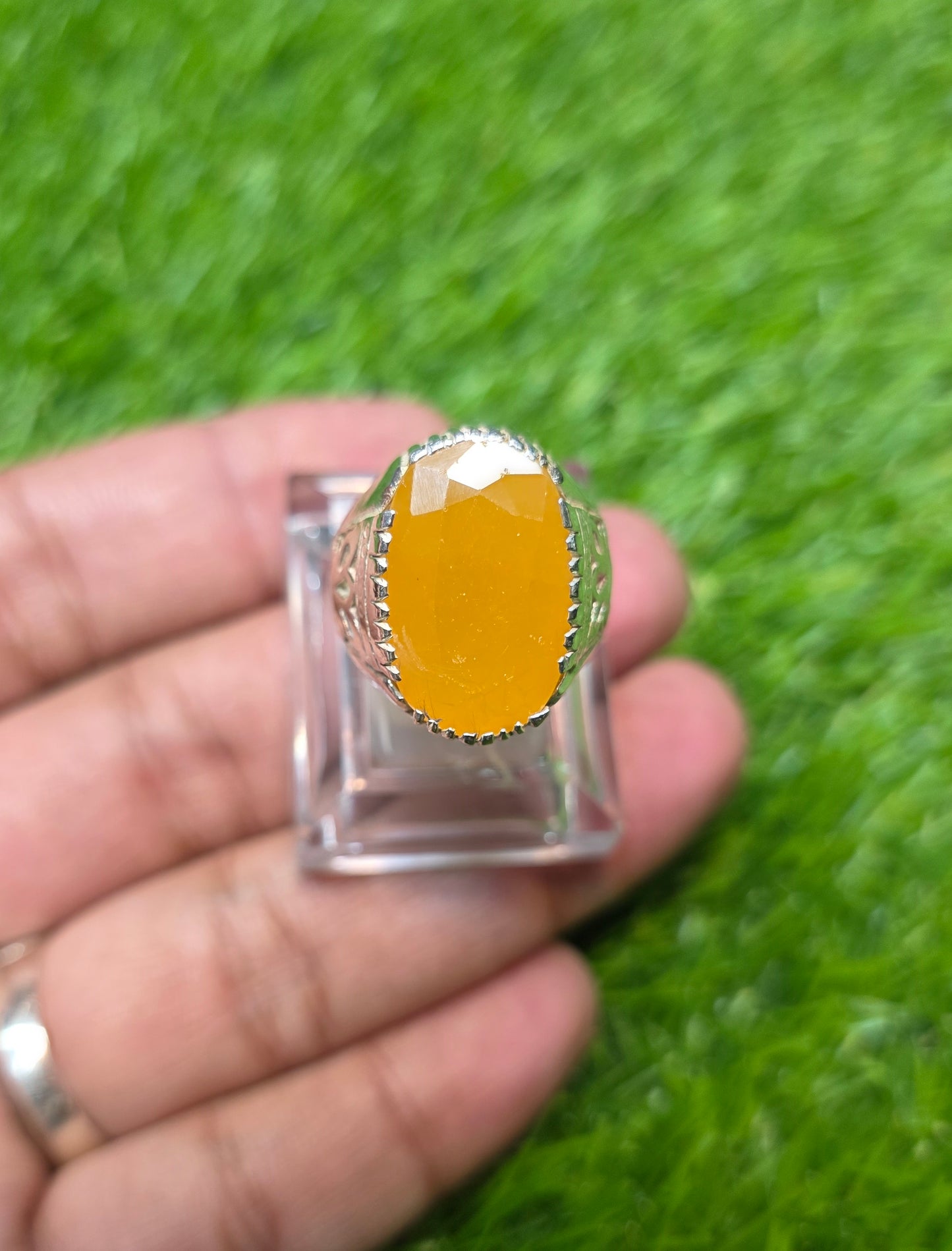 Premium Quality Pukhraj Ring