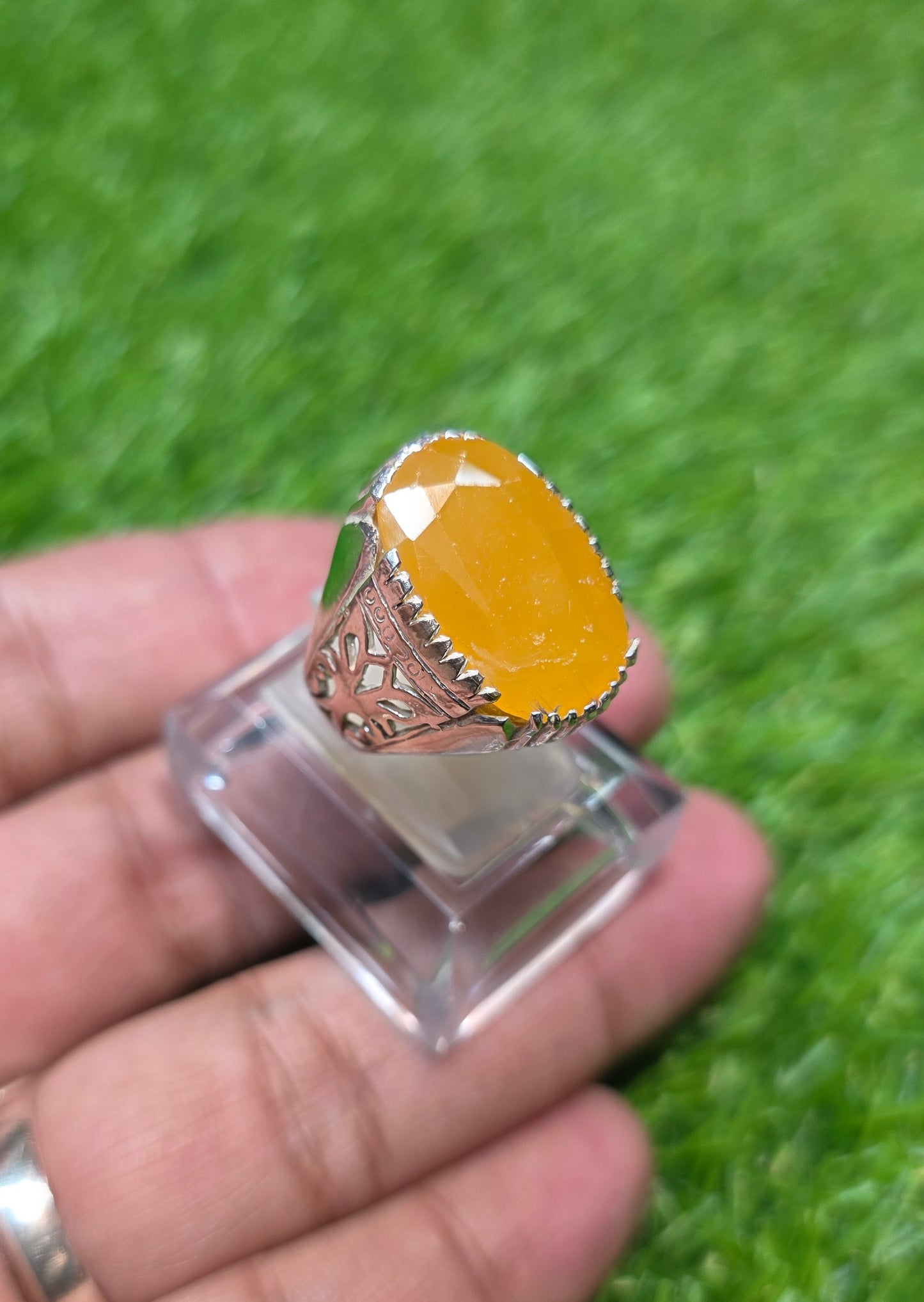 Premium Quality Pukhraj Ring