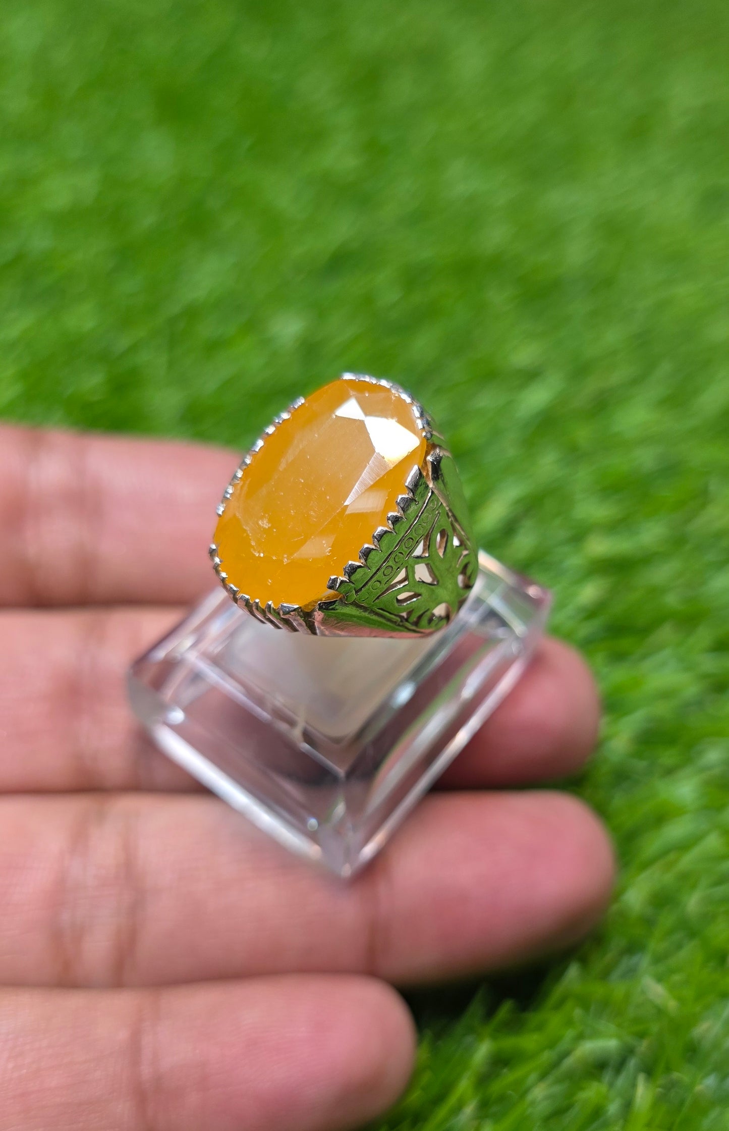 Premium Quality Pukhraj Ring