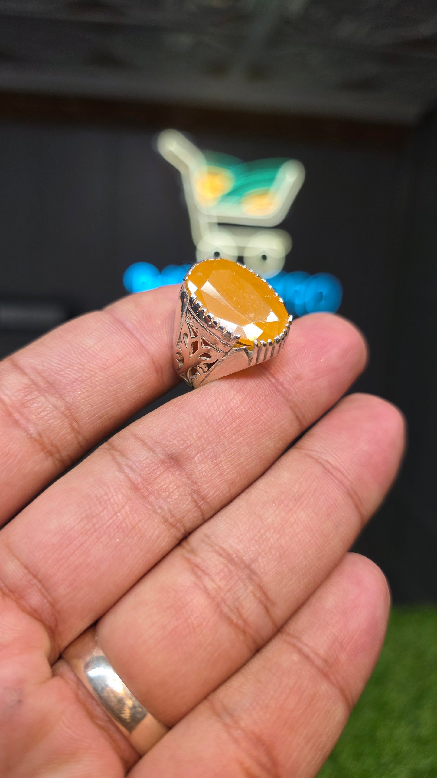 Premium Quality Pukhraj Ring