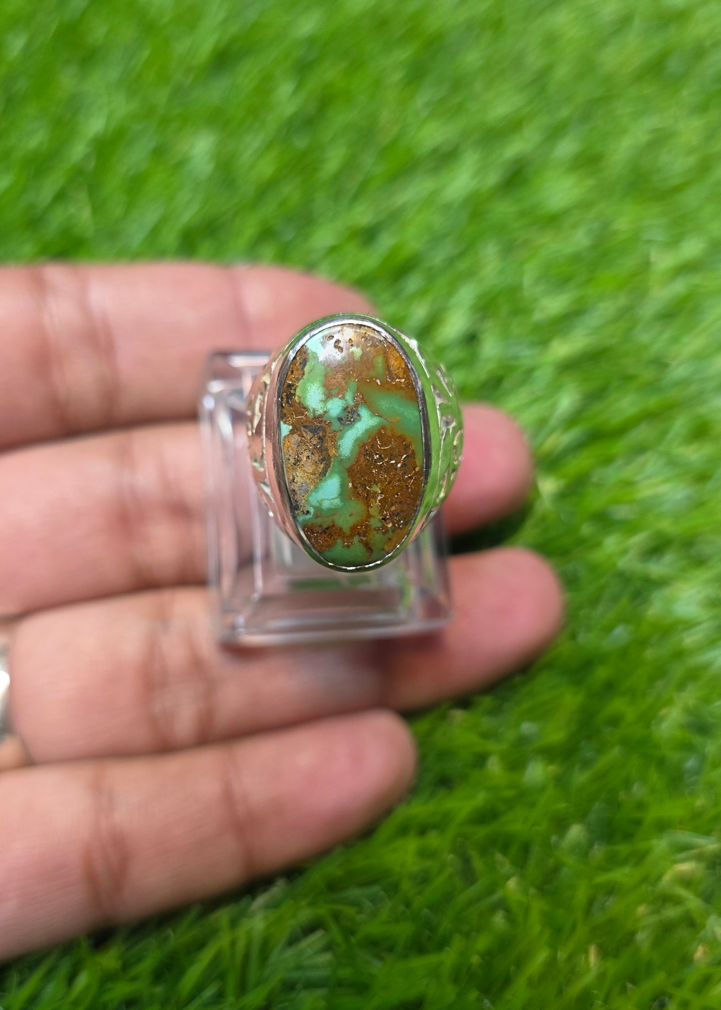 Premium Quality Hussani Feroza Ring