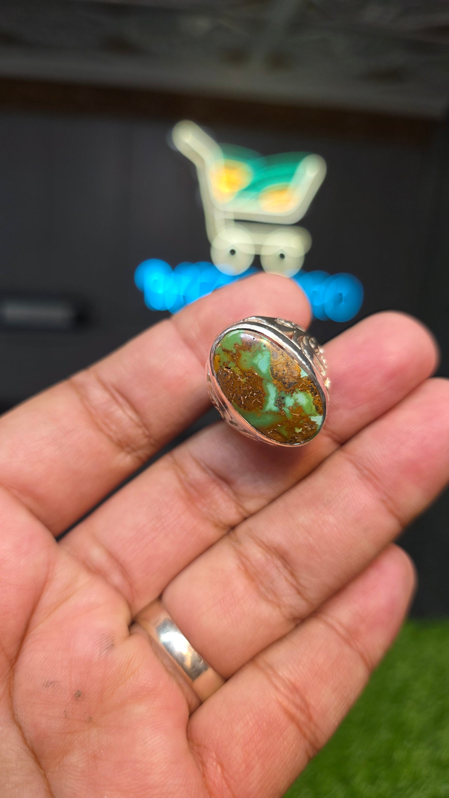 Premium Quality Hussani Feroza Ring