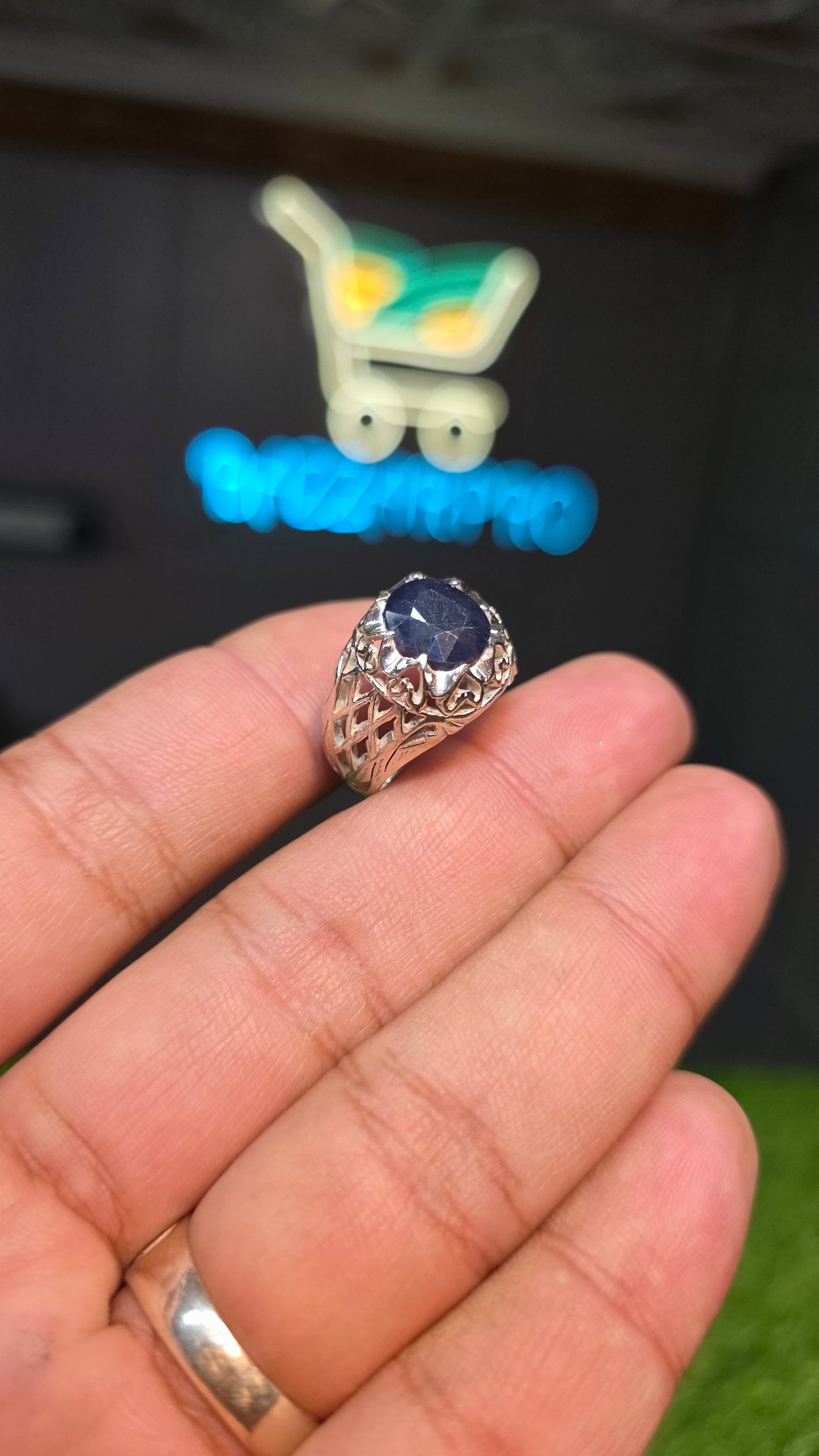 Premium Quality Neelam Ring