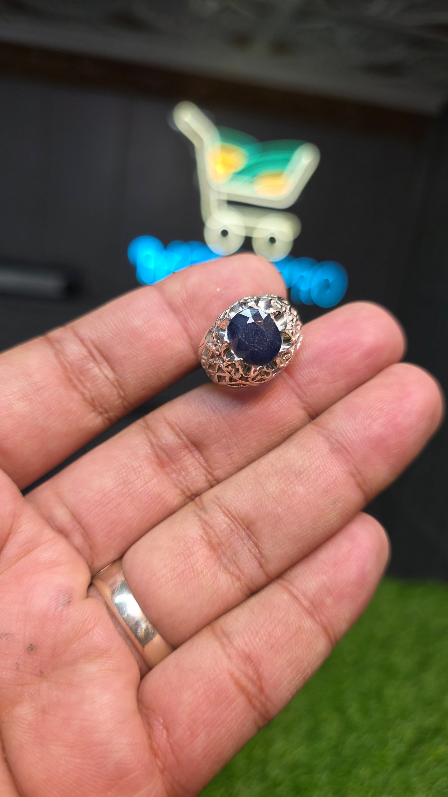 Premium Quality Neelam Ring