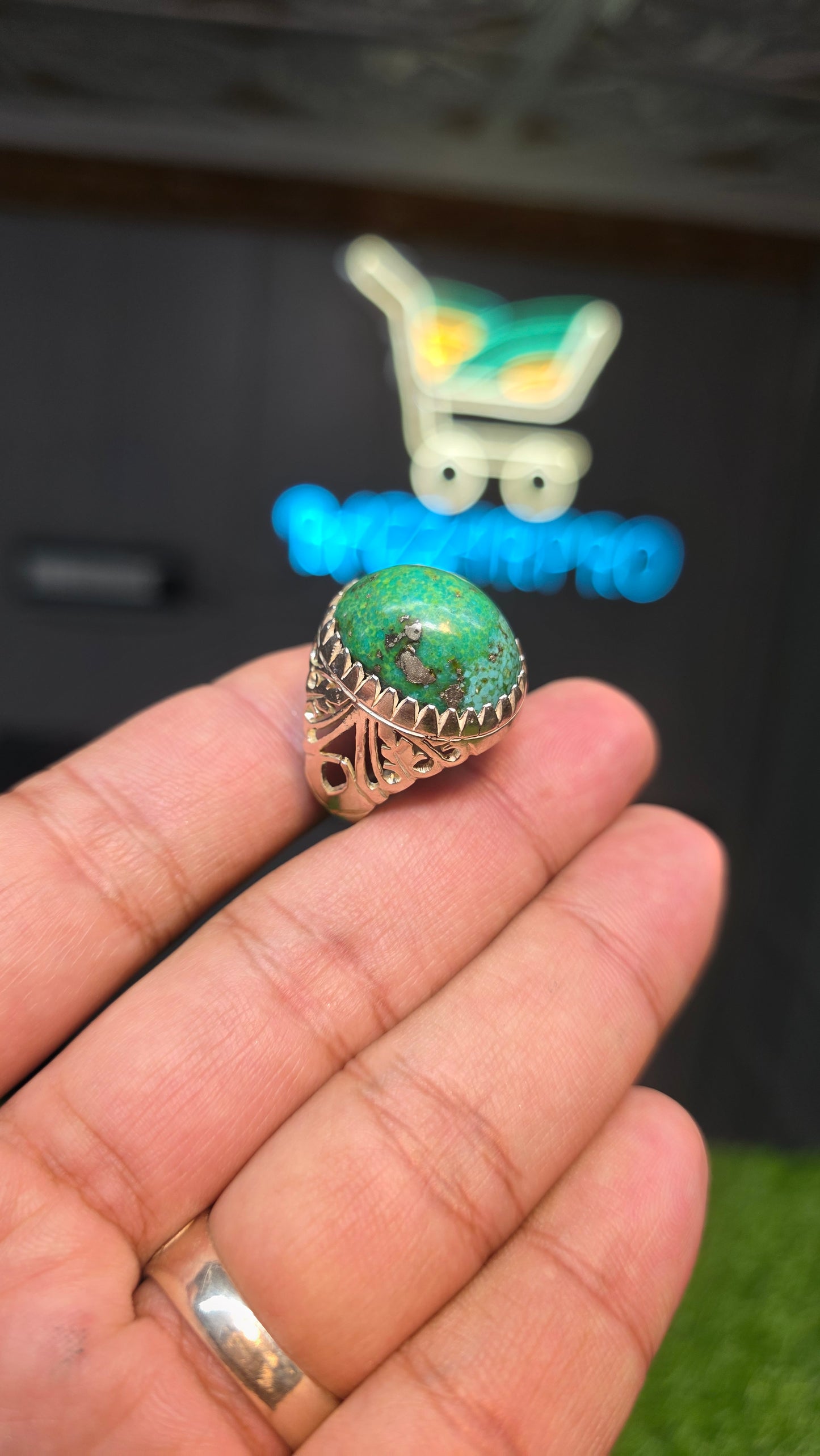 Premium Quality Hussani Feroza Ring