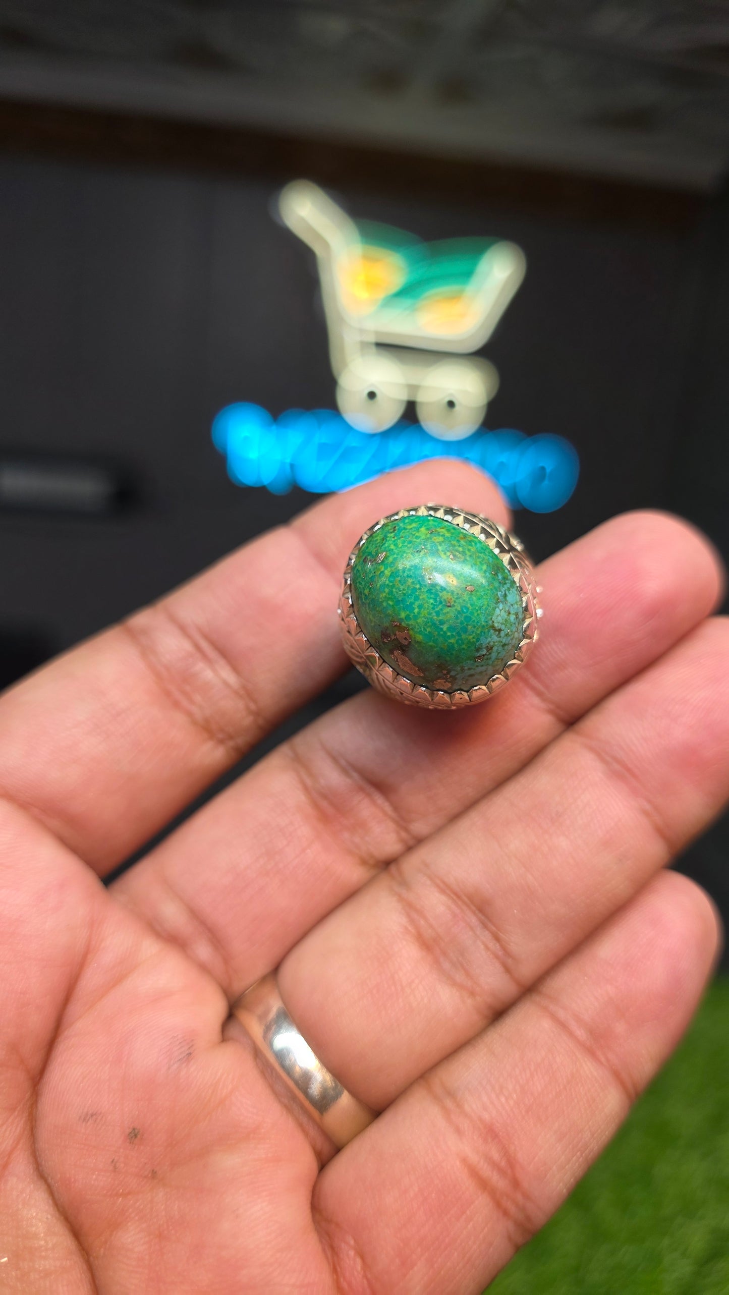 Premium Quality Hussani Feroza Ring