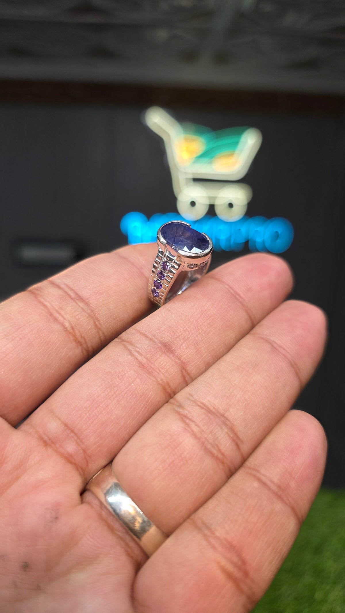 Premium Quality Neelam Ring