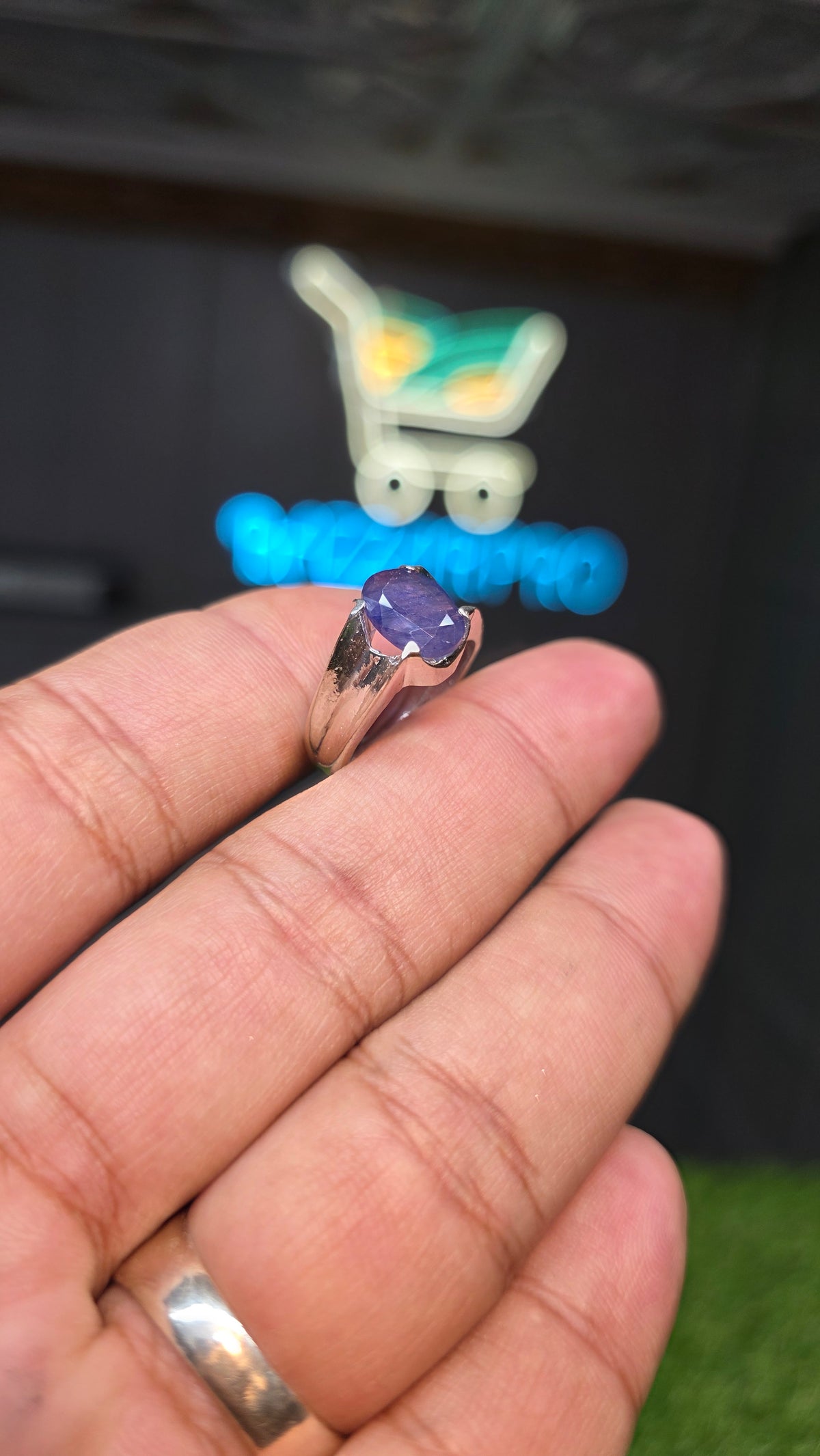 Premium Quality Neelam Ring