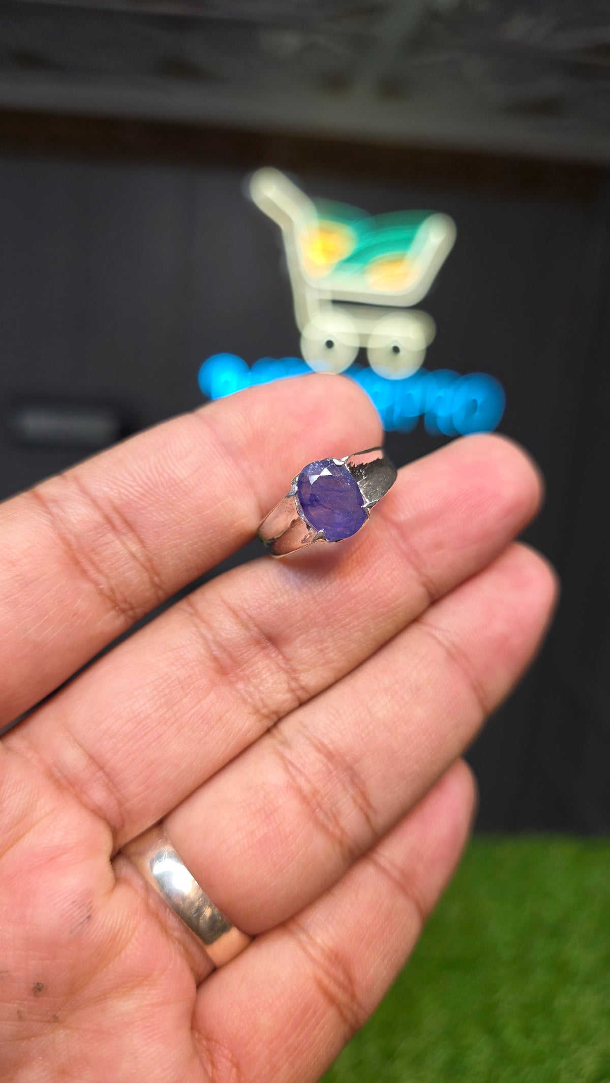 Premium Quality Neelam Ring