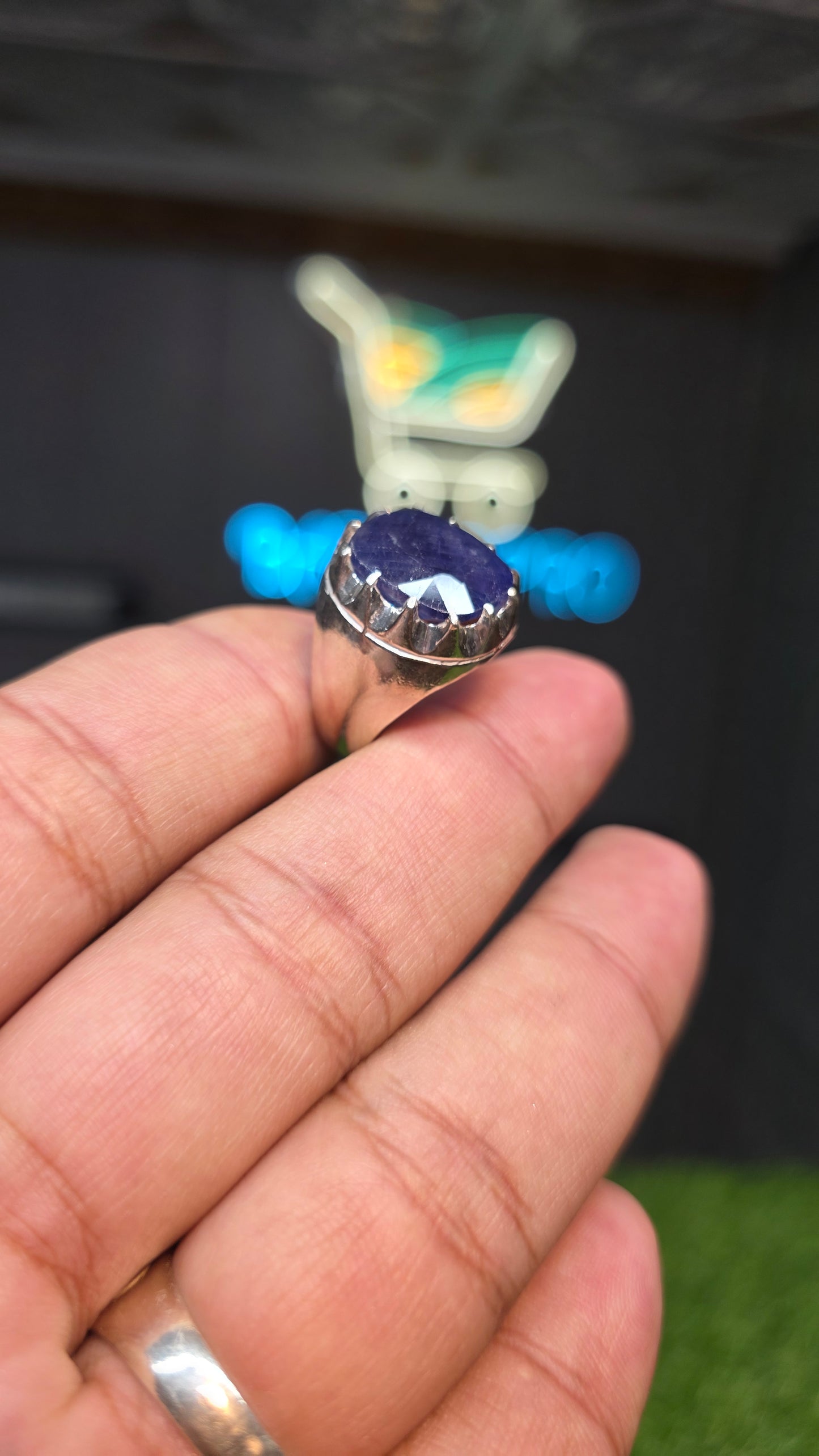 Premium Quality Neelam Ring