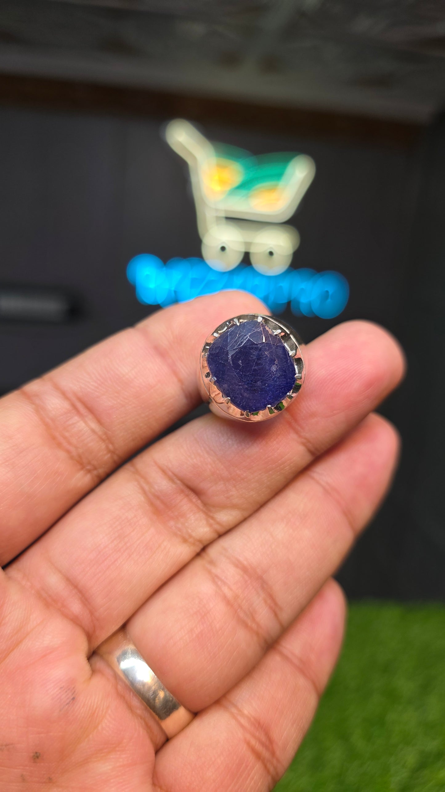 Premium Quality Neelam Ring