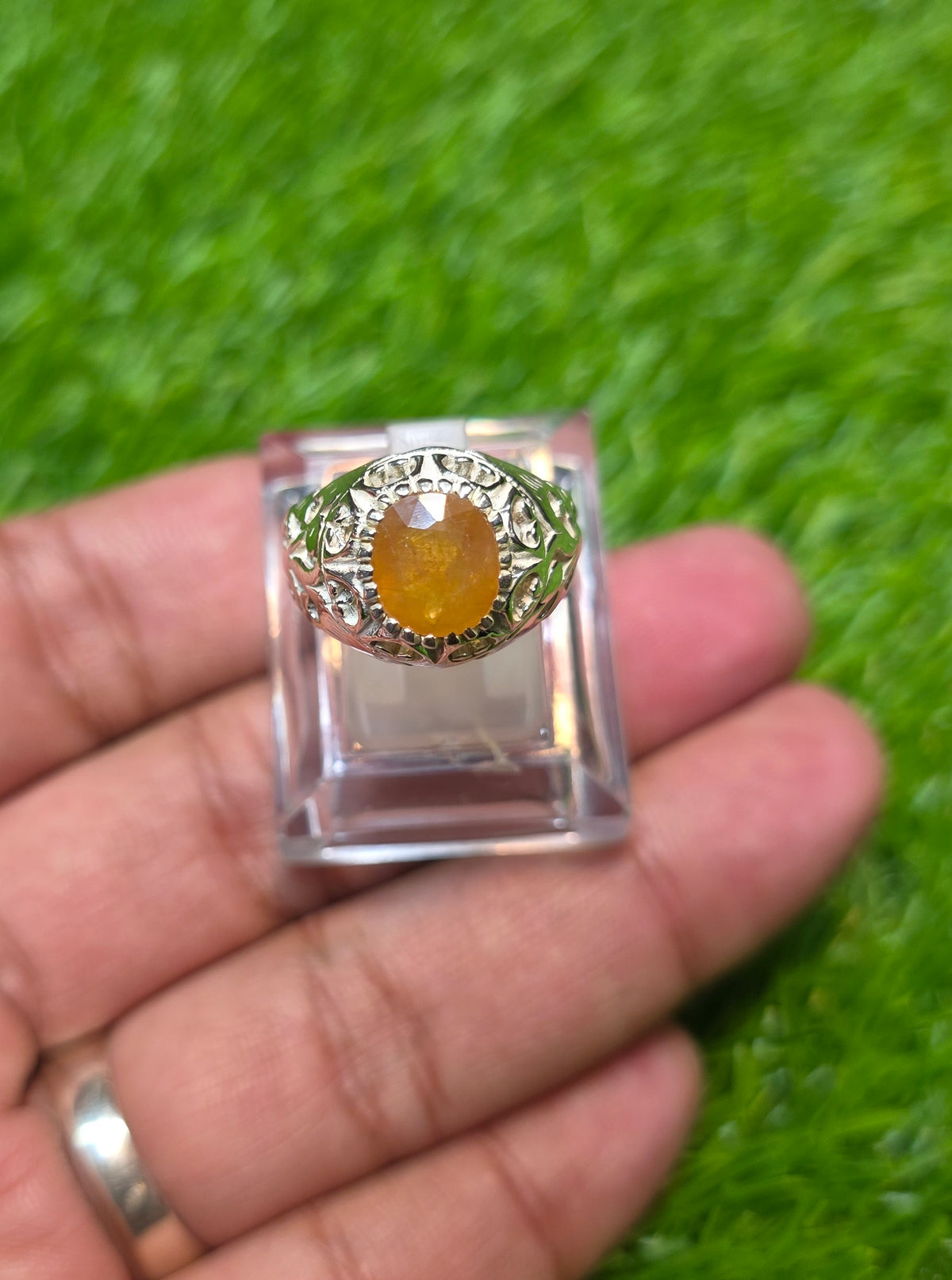 Premium Quality Pukhraj Ring