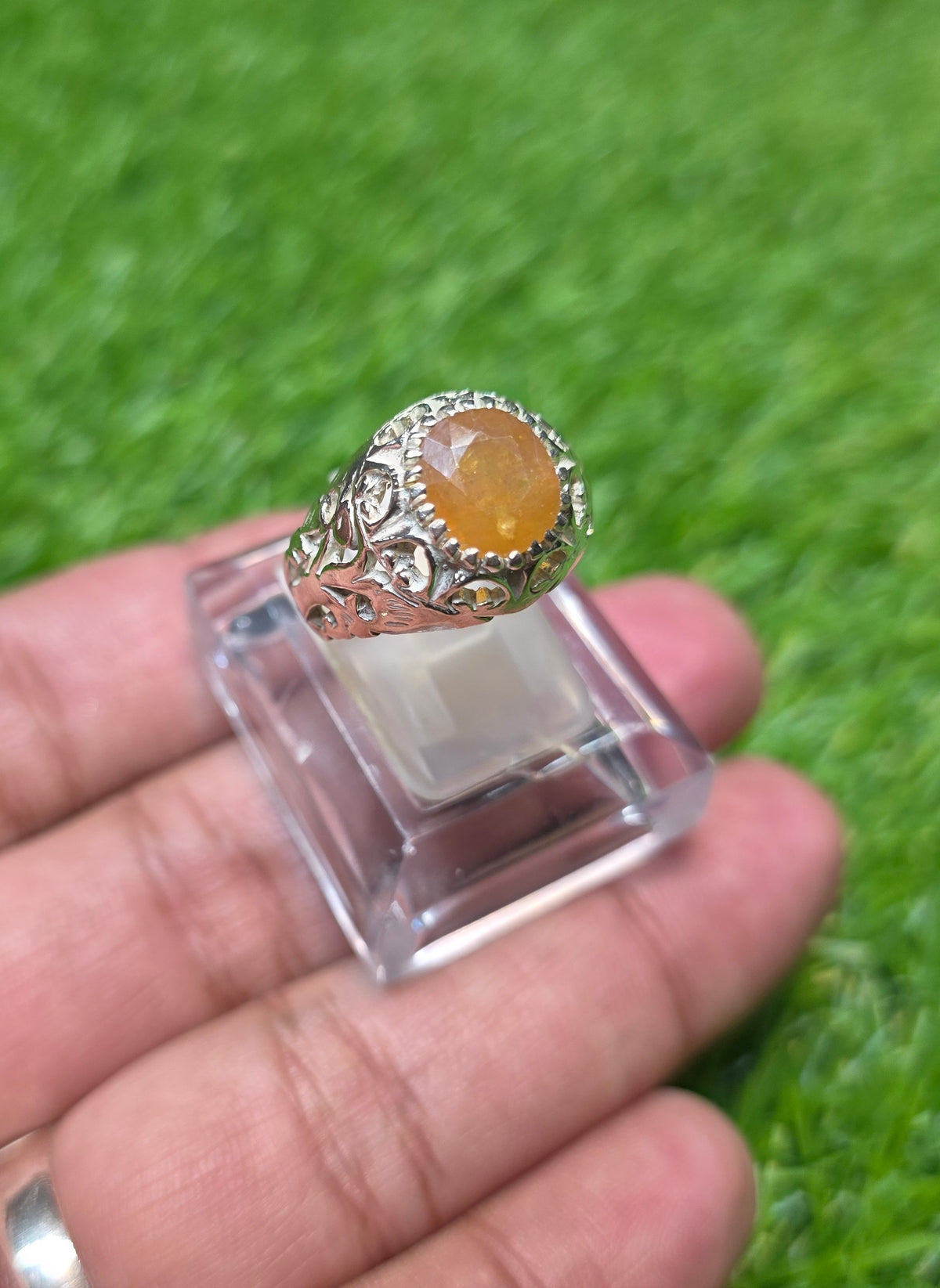 Premium Quality Pukhraj Ring