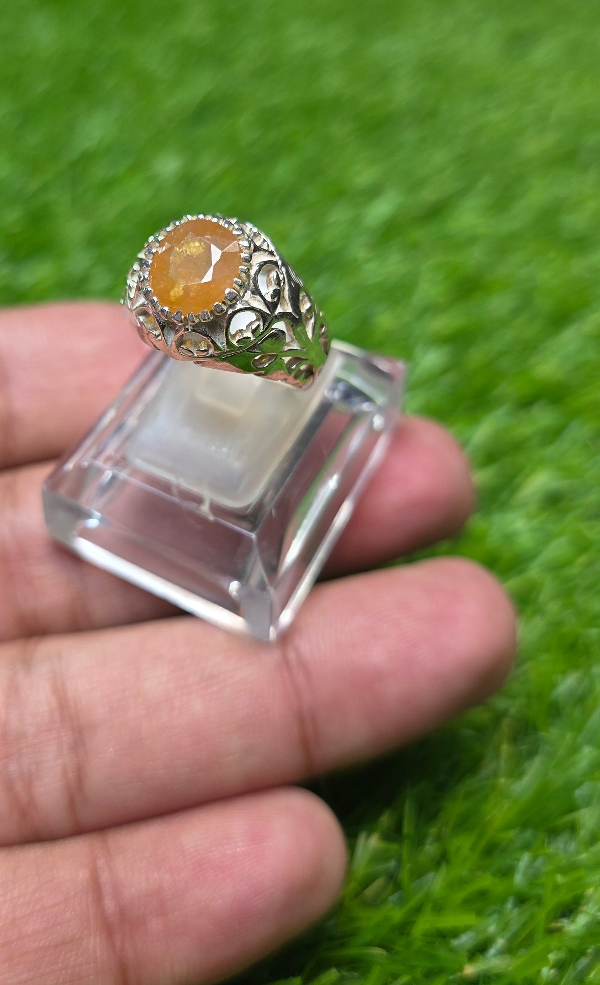 Premium Quality Pukhraj Ring