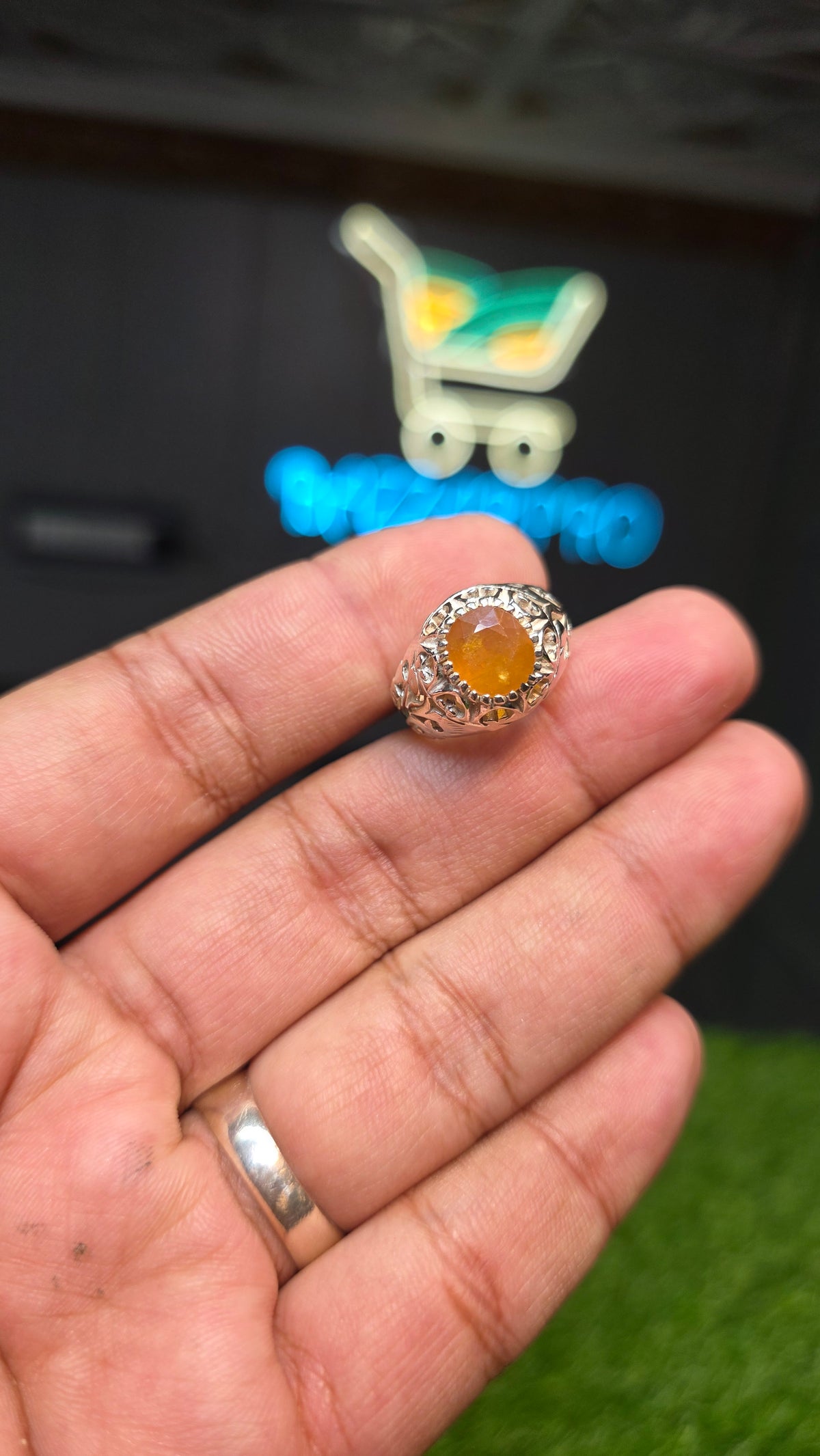 Premium Quality Pukhraj Ring