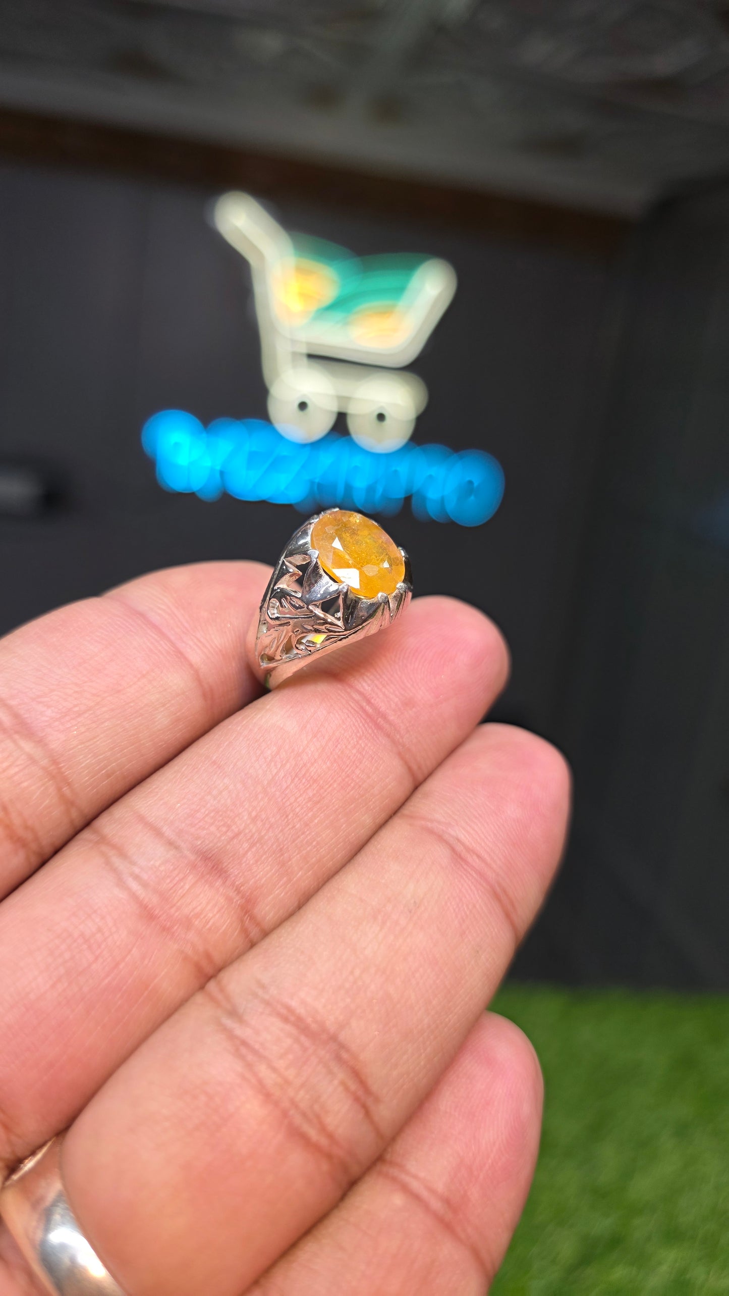 Premium Quality Pukhraj Ring
