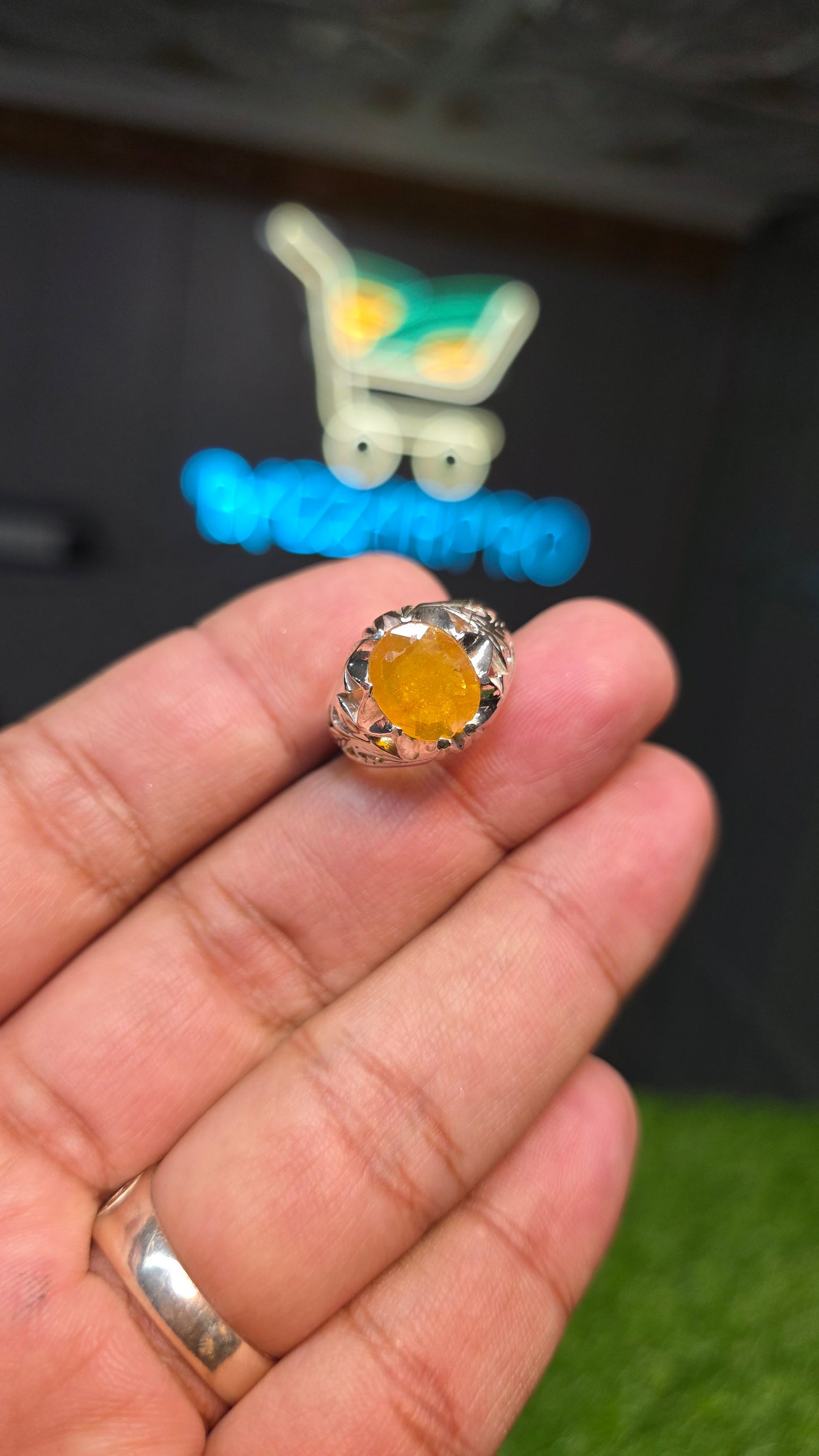 Premium Quality Pukhraj Ring