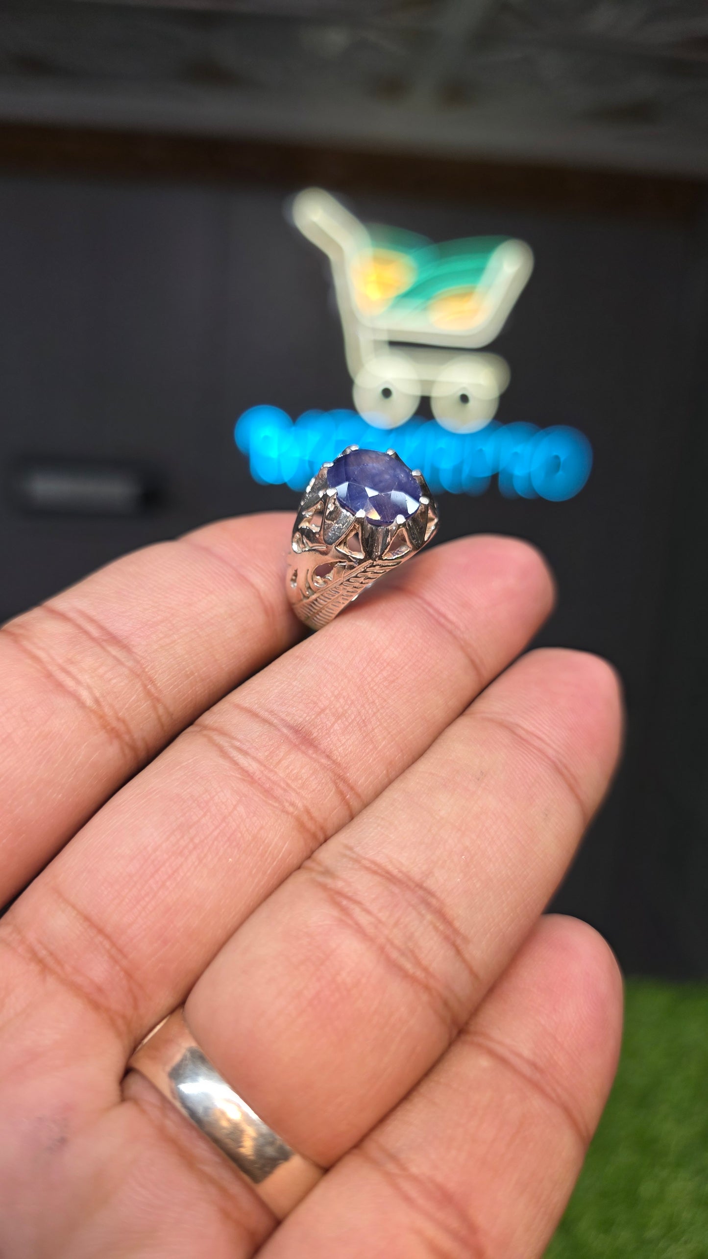 Premium Quality Neelam Ring