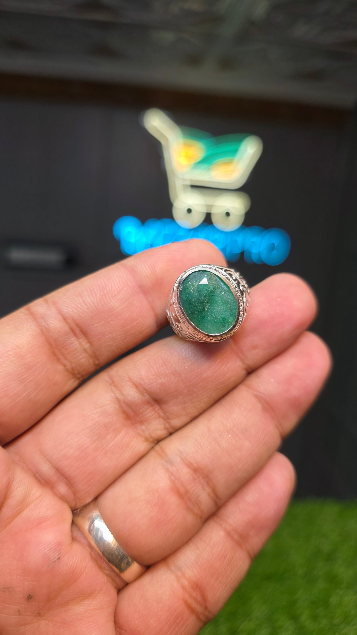 Premium Quality Zamurd Ring