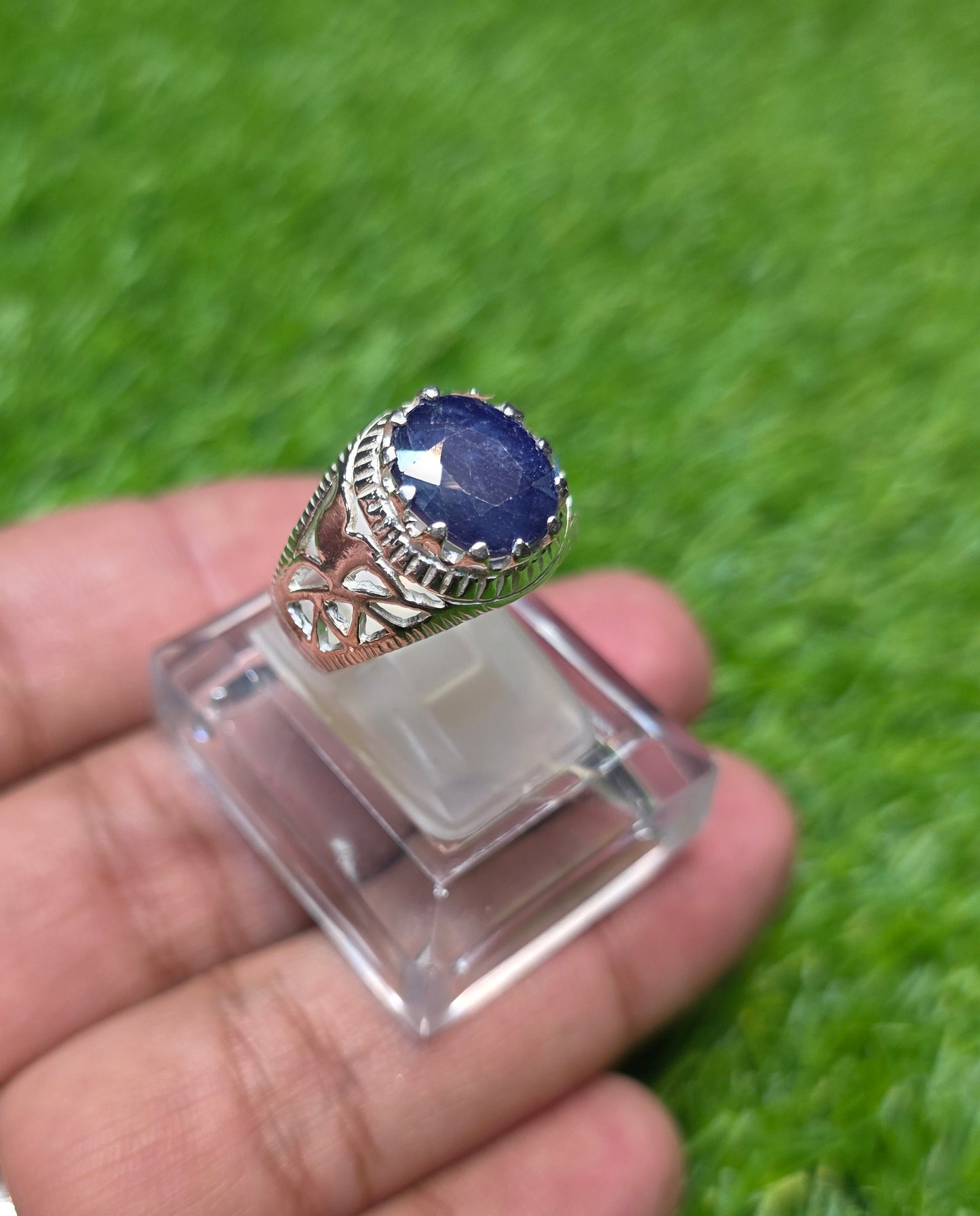 Premium Quality Neelam Ring