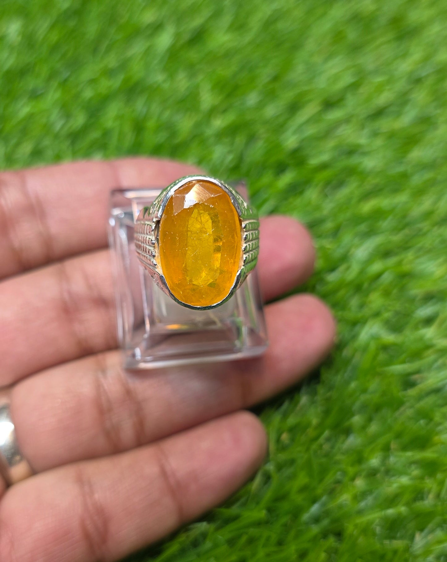 Premium Quality Pukhraj Ring