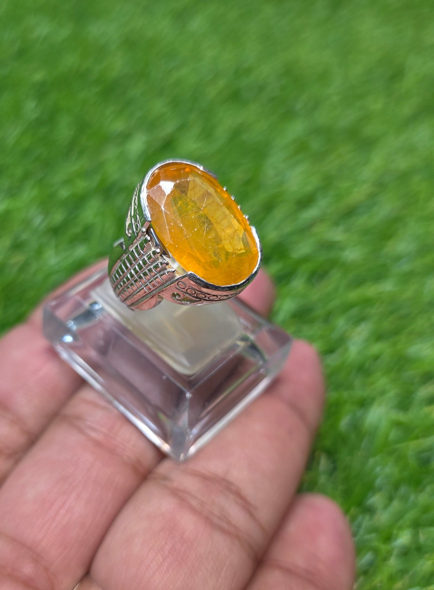 Premium Quality Pukhraj Ring