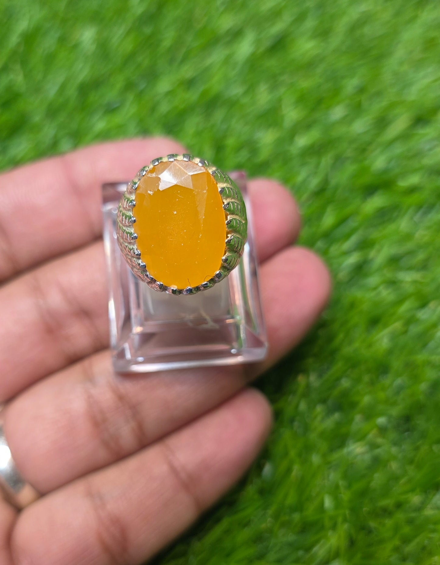 Premium Quality Pukhraj Ring