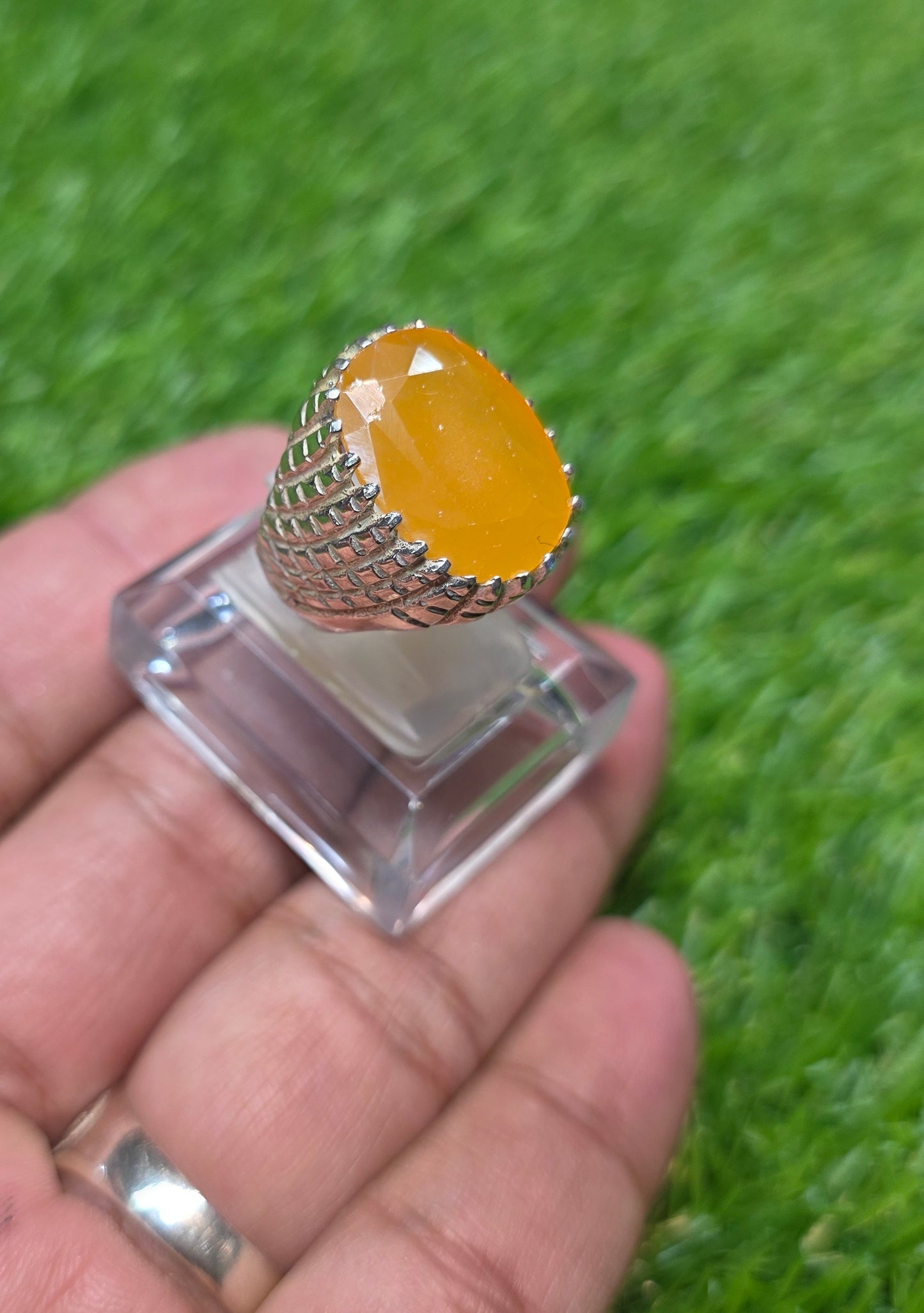 Premium Quality Pukhraj Ring