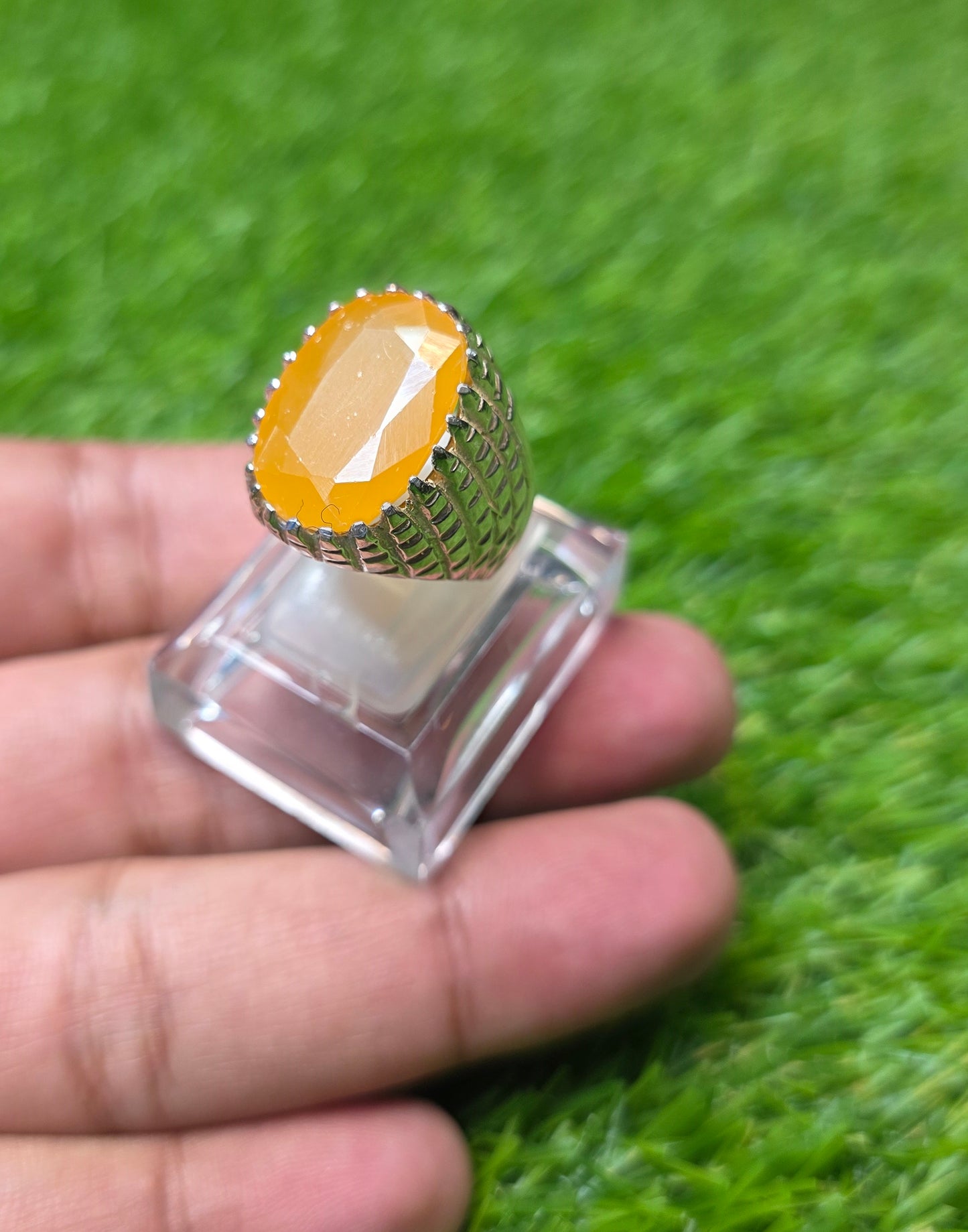 Premium Quality Pukhraj Ring