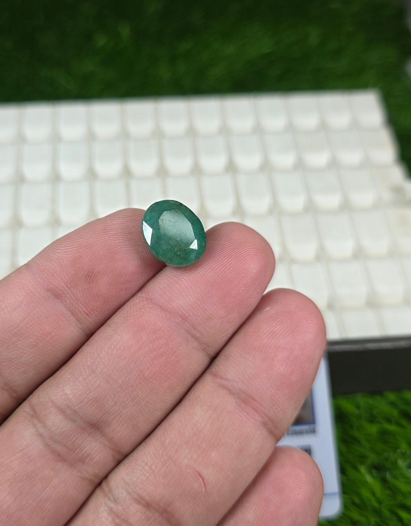 Premium Quality Zamurd Stone With Lab Certificate