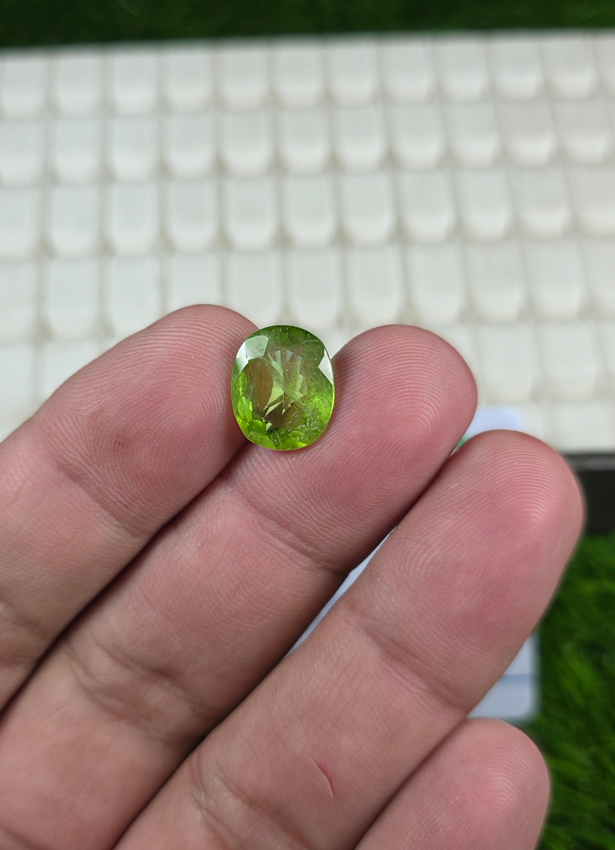 Premium Quality Peridot Stone With Lab Certificate