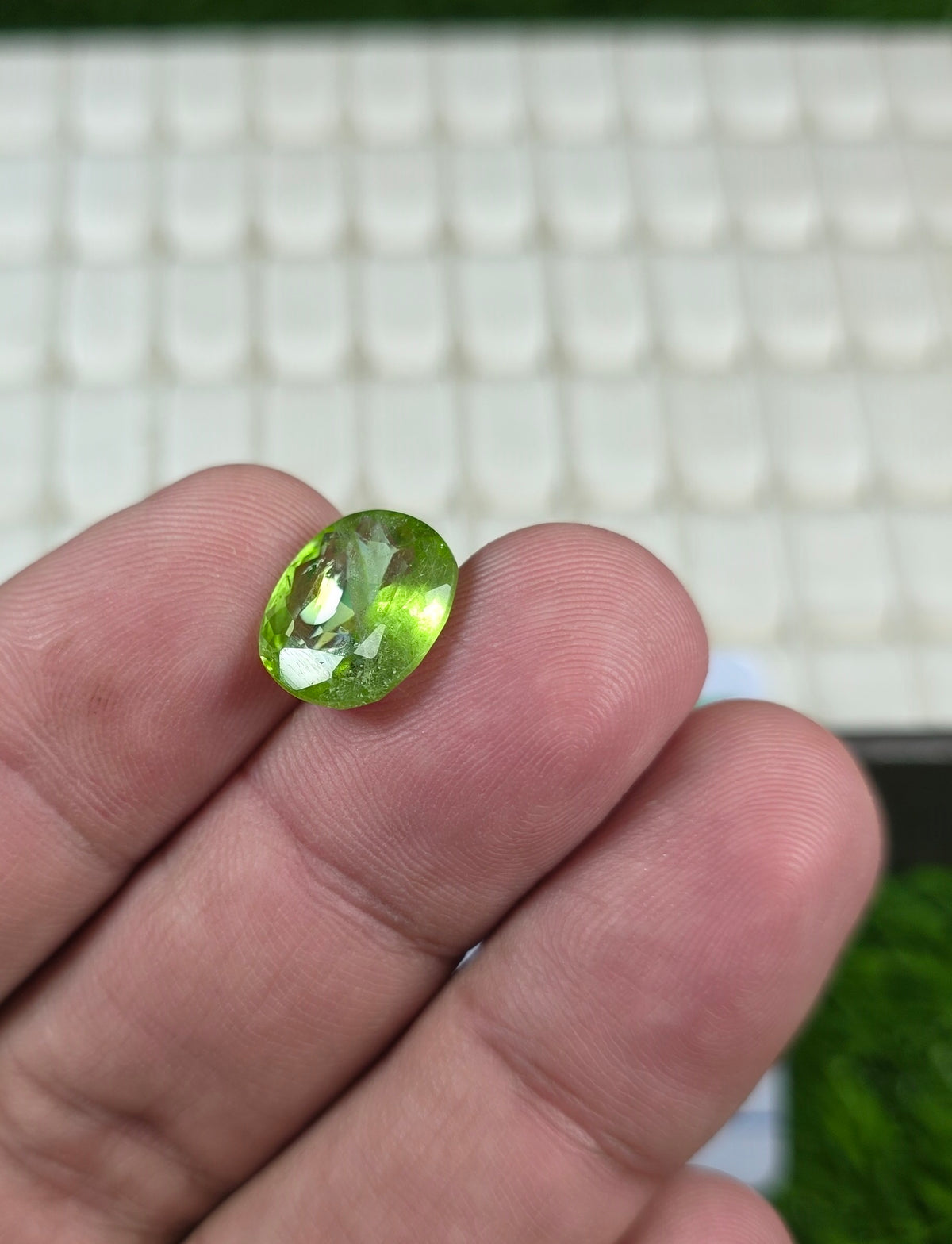 Premium Quality Peridot Stone With Lab Certificate