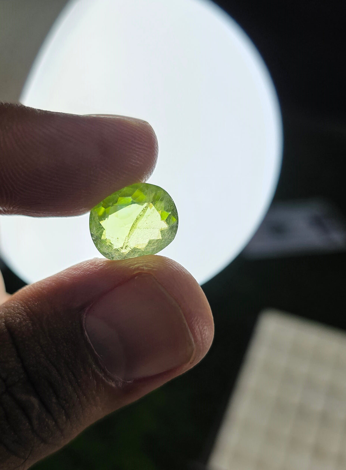 Premium Quality Peridot Stone With Lab Certificate