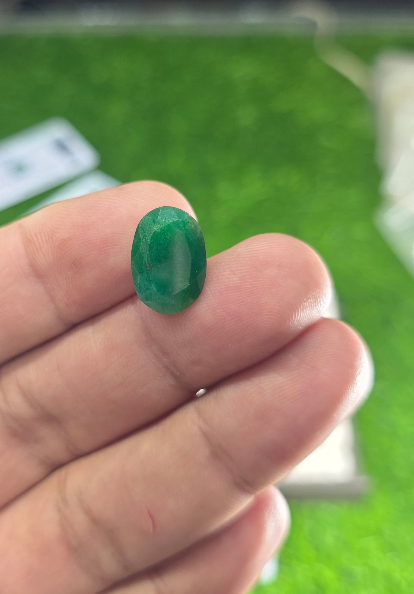 Premium Quality Zamurd Stone With Lab Certificate