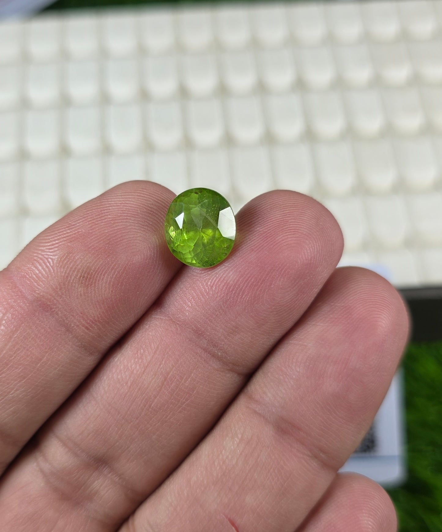 Premium Quality Peridot Stone With Lab Certificate